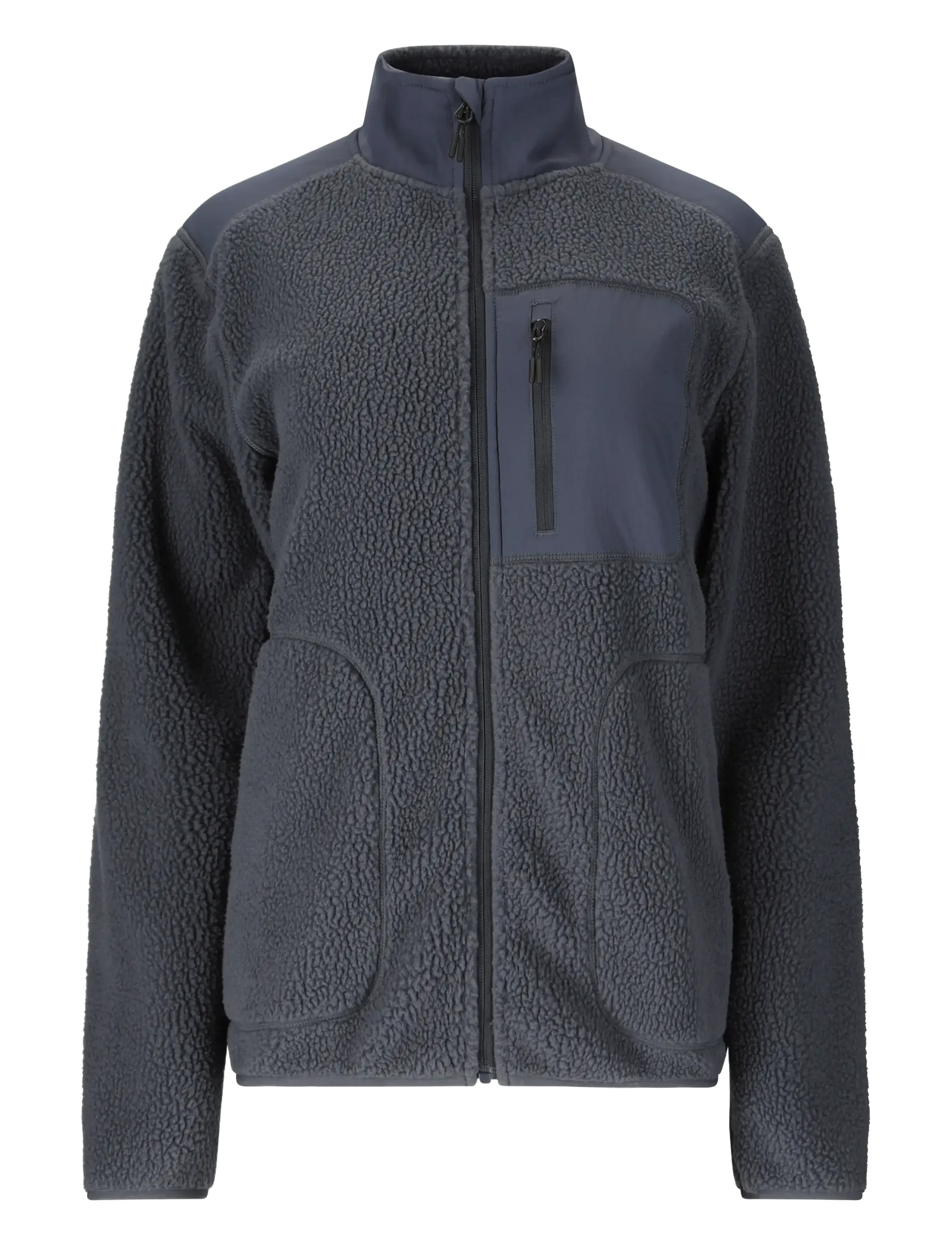 Whistler Felis W Teddy Jacket - Fleece og mellemlag - OMBRE BLUE / grey