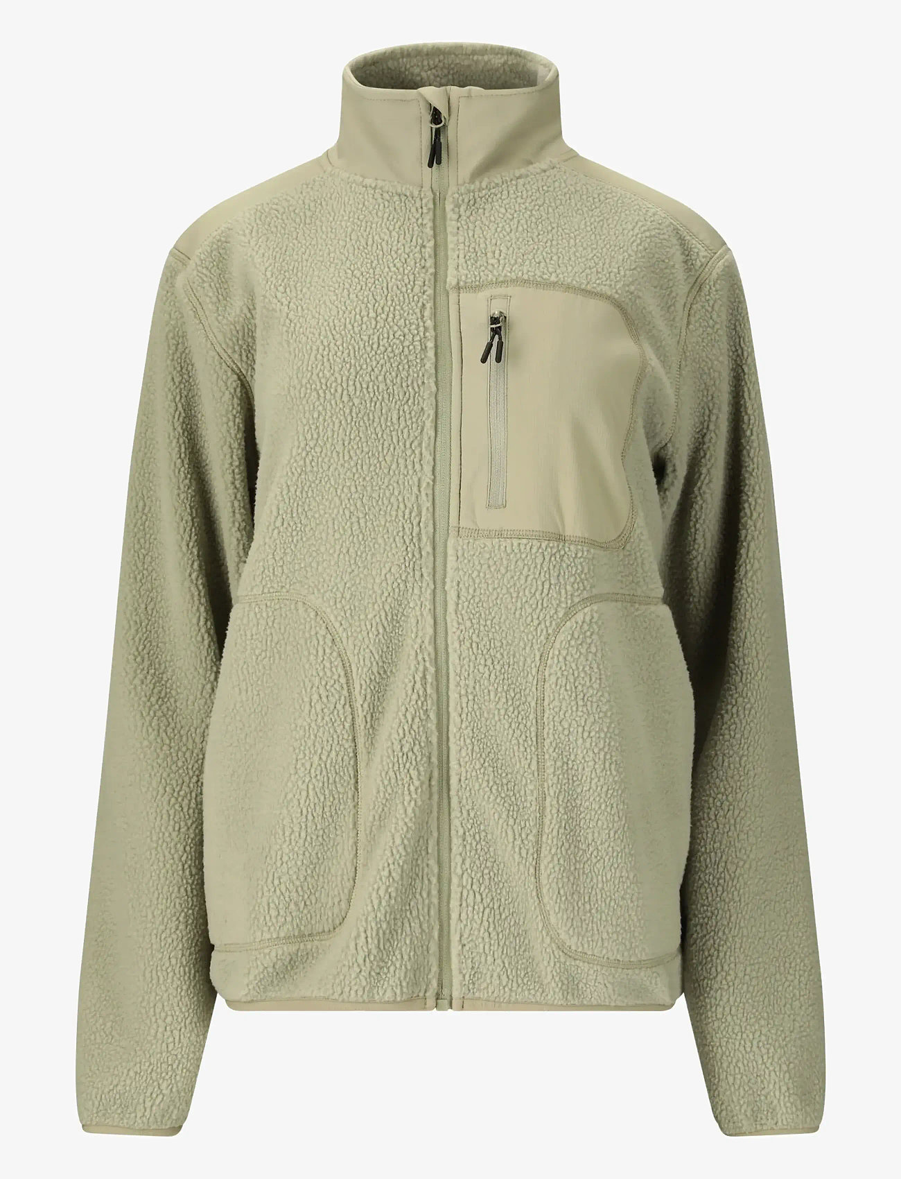Whistler - Felis W Teddy Jacket - tops - seagrass - 1
