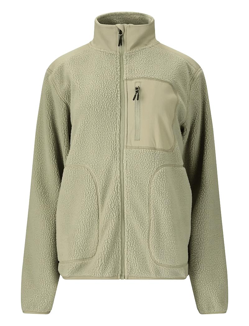 Whistler - Felis W Teddy Jacket - tops - seagrass - 1