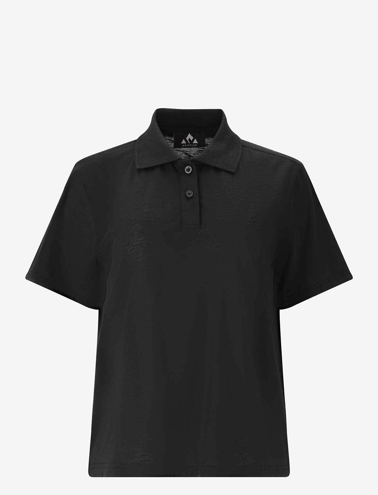 Whistler - Vale W S-S Polo - toppar & t-shirts - black - 1