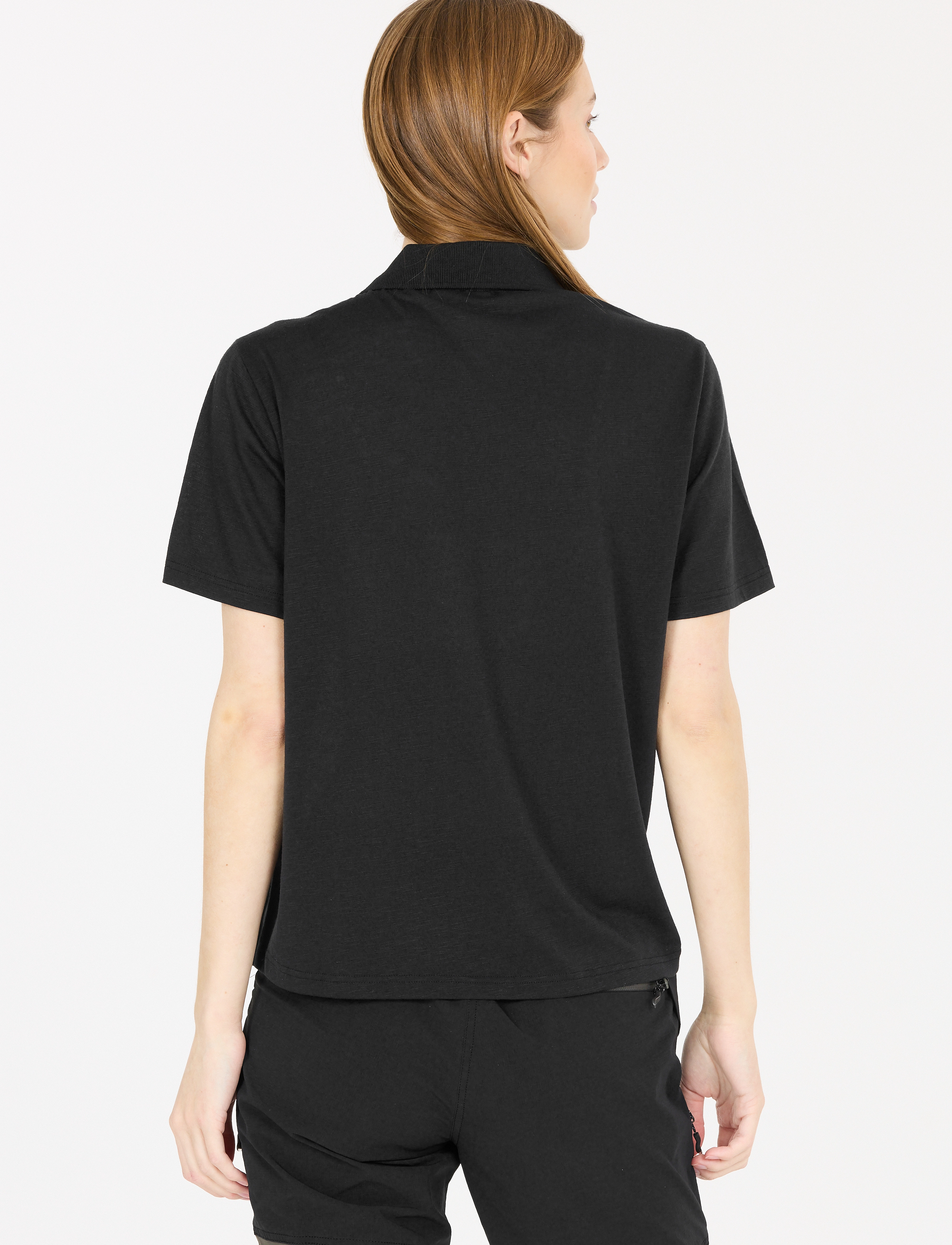 Whistler - Vale W S-S Polo - toppe & t-shirts - black - 4