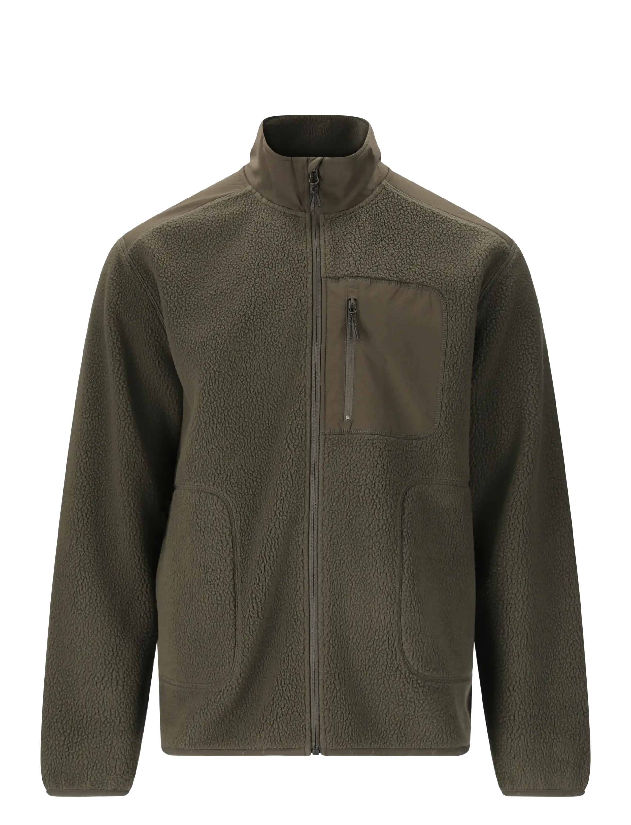 Whistler Felis M Teddy Jacket - Neuheiten - BLACK INK / khaki/green