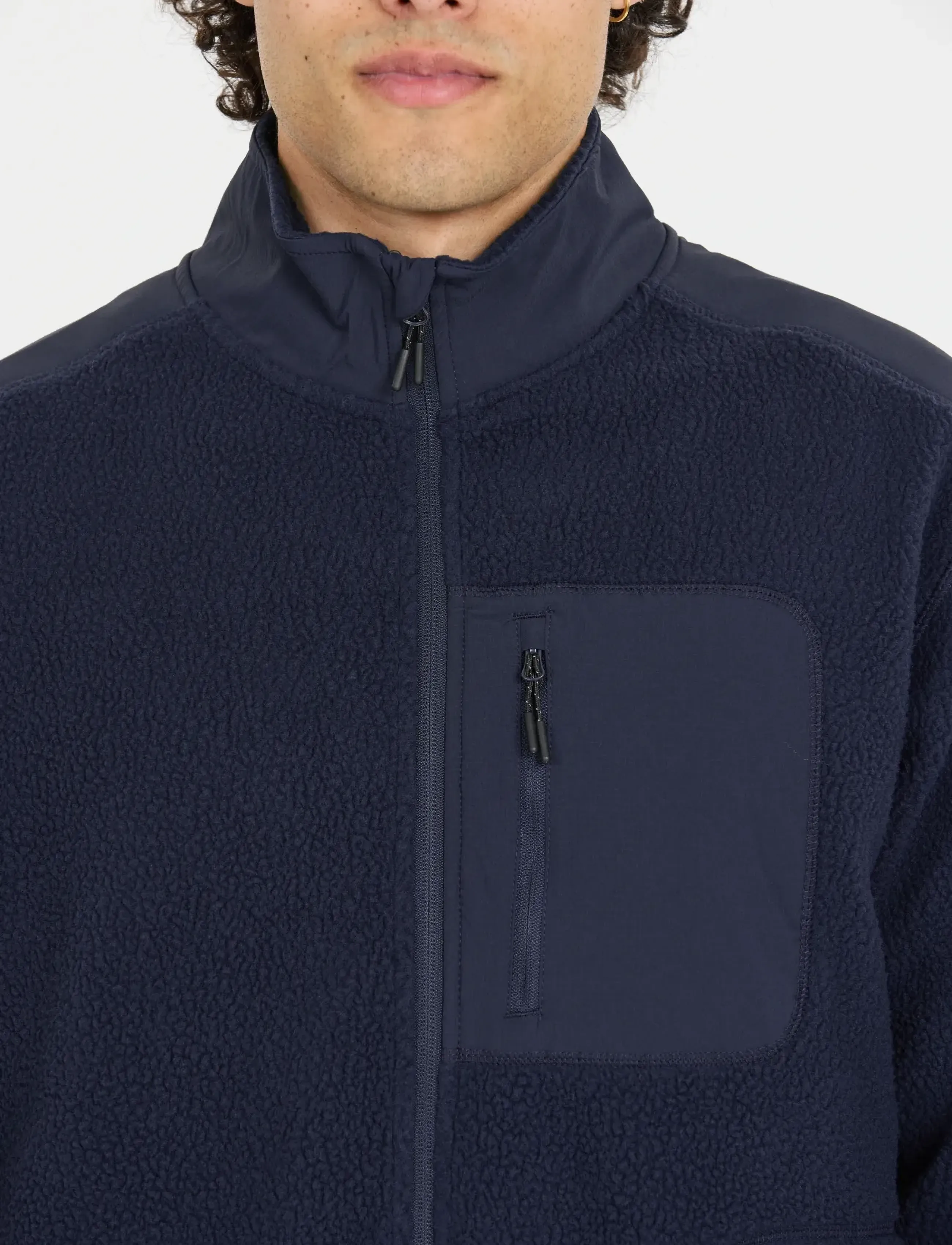 Whistler - Felis M Teddy Jacket - kampsunid ja vahekihid - navy blazer - 3