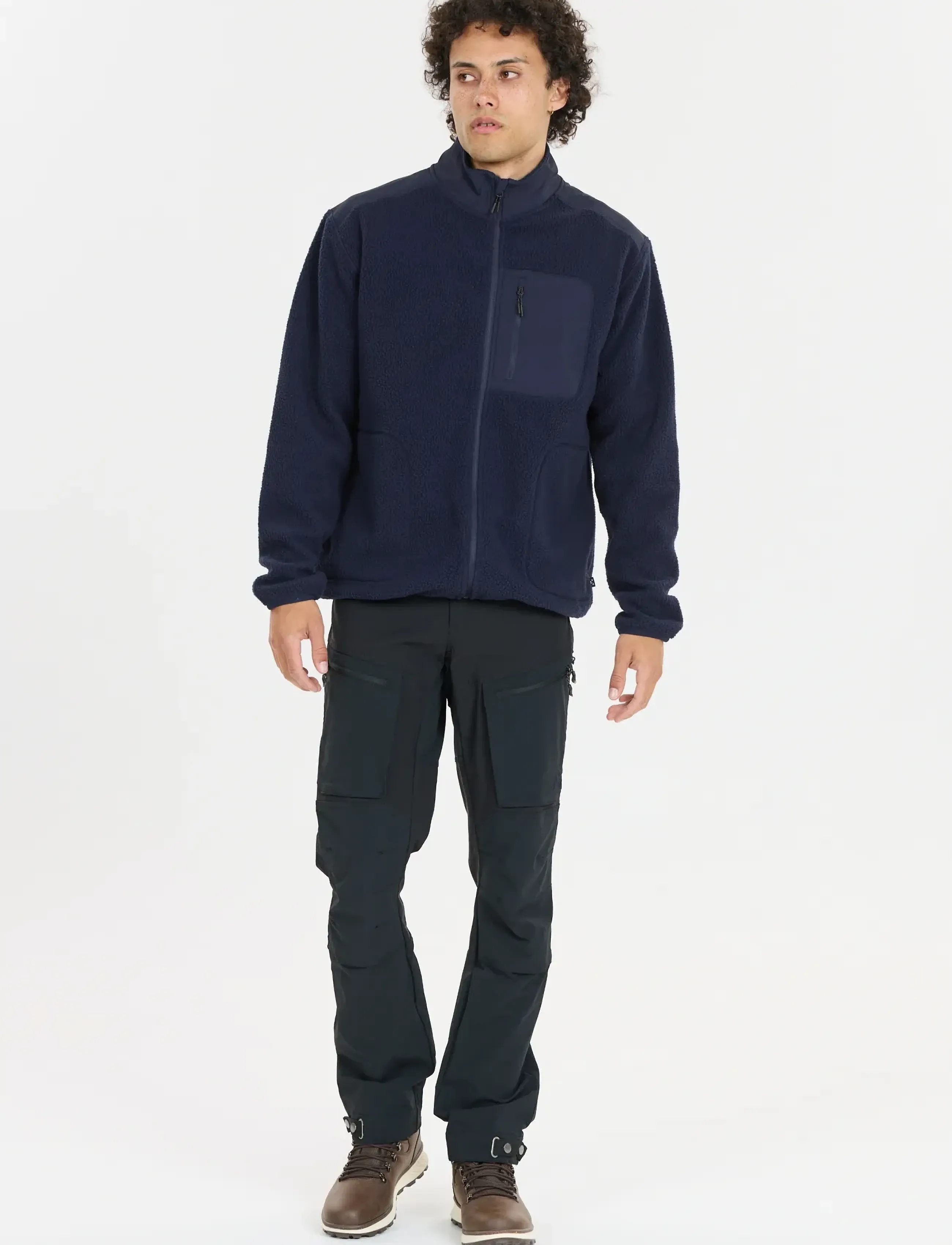 Whistler - Felis M Teddy Jacket - kampsunid ja vahekihid - navy blazer - 5
