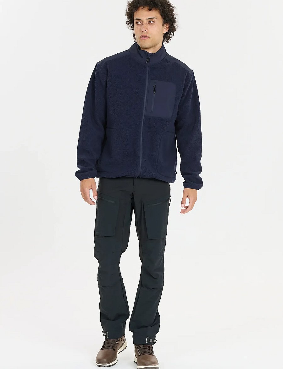Whistler - Felis M Teddy Jacket - fleece & midlayer - navy blazer - 5