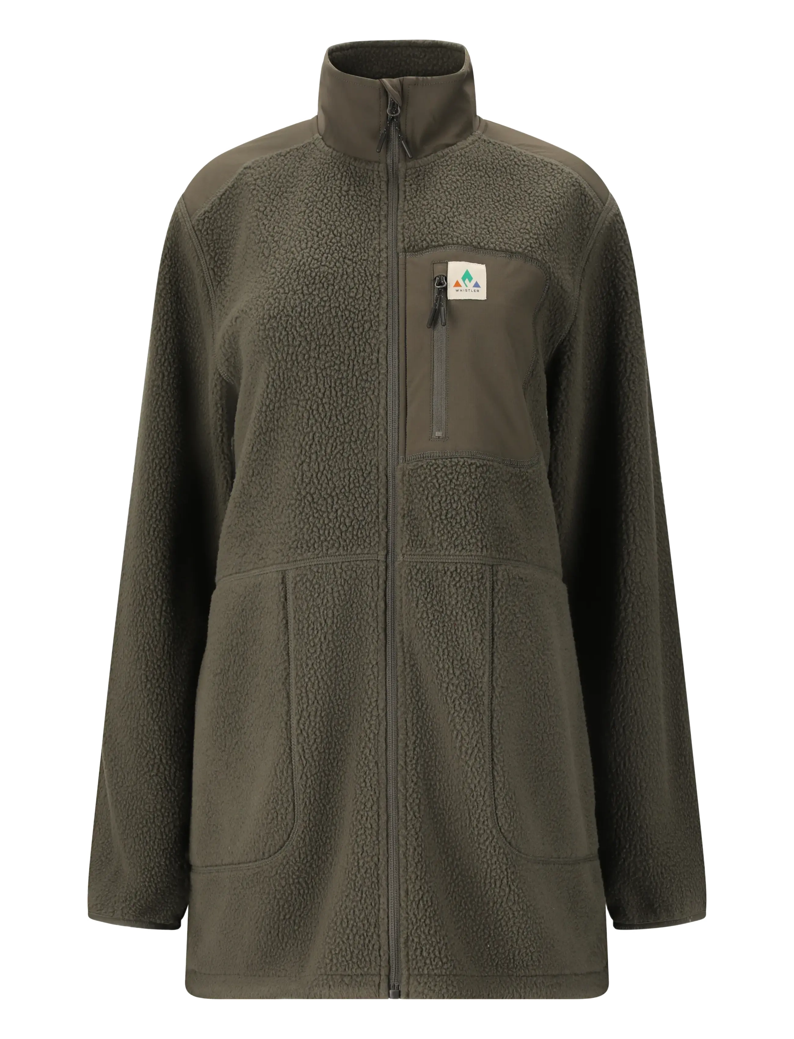 WHISTLER Felis W Long Teddy Jacke Braun - 36 - Damen