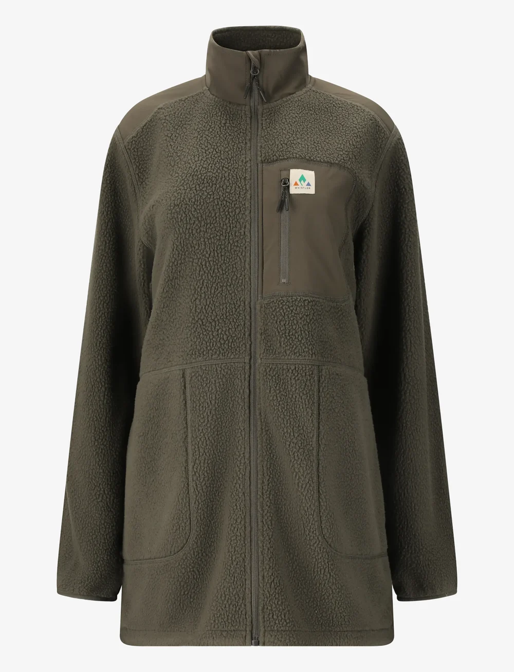 Whistler - Felis W Long Teddy Jacket - outdoor jacken - black ink - 1