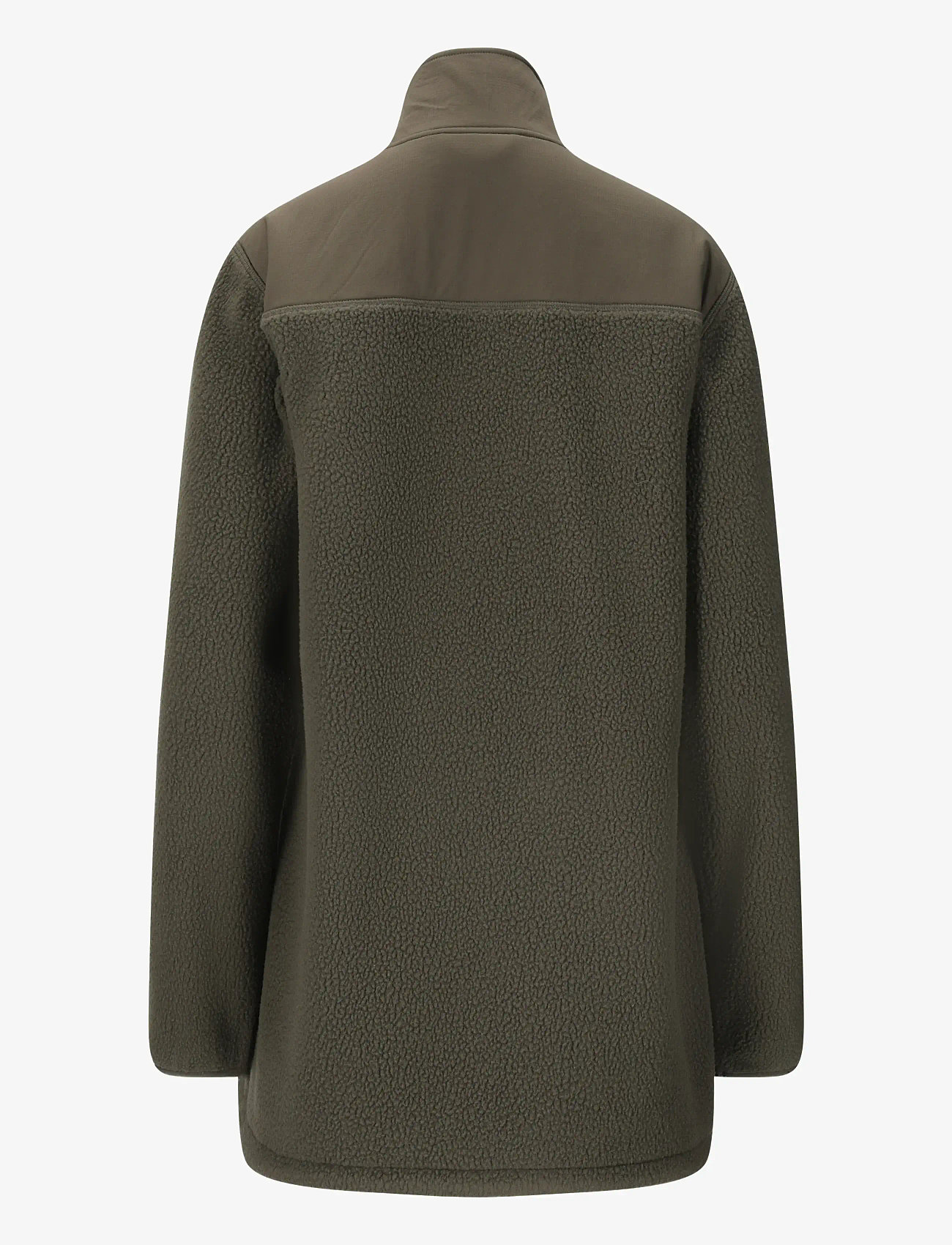 Whistler - Felis W Long Teddy Jacket - fleece & mellanlager - black ink - 2