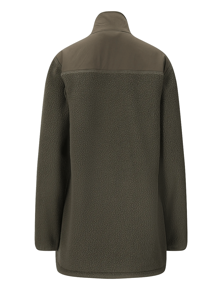 Whistler - Felis W Long Teddy Jacket - oberteile - black ink - 2