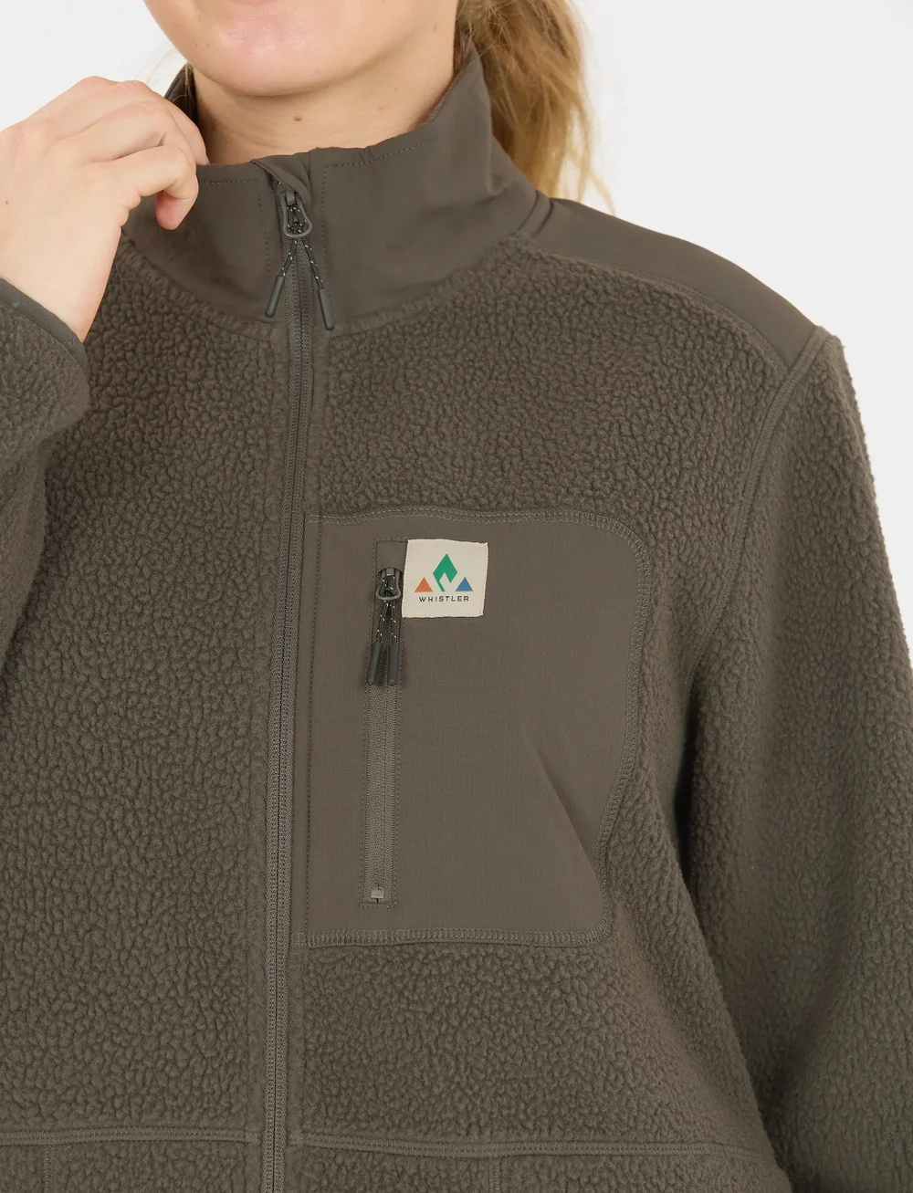 Whistler - Felis W Long Teddy Jacket - outdoor jacken - black ink - 4