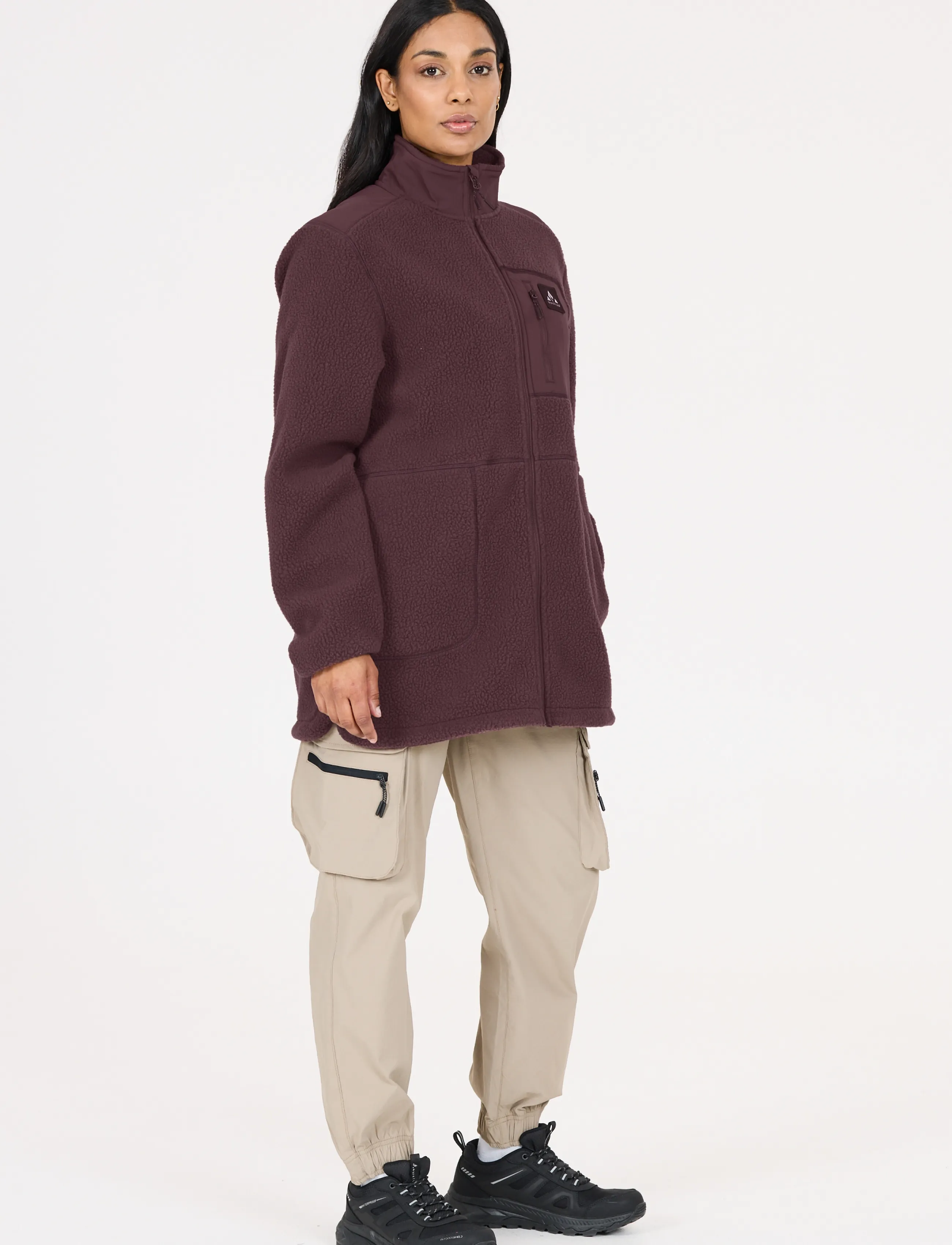 Whistler - Felis W Long Teddy Jacket - oberteile - fudge - 5