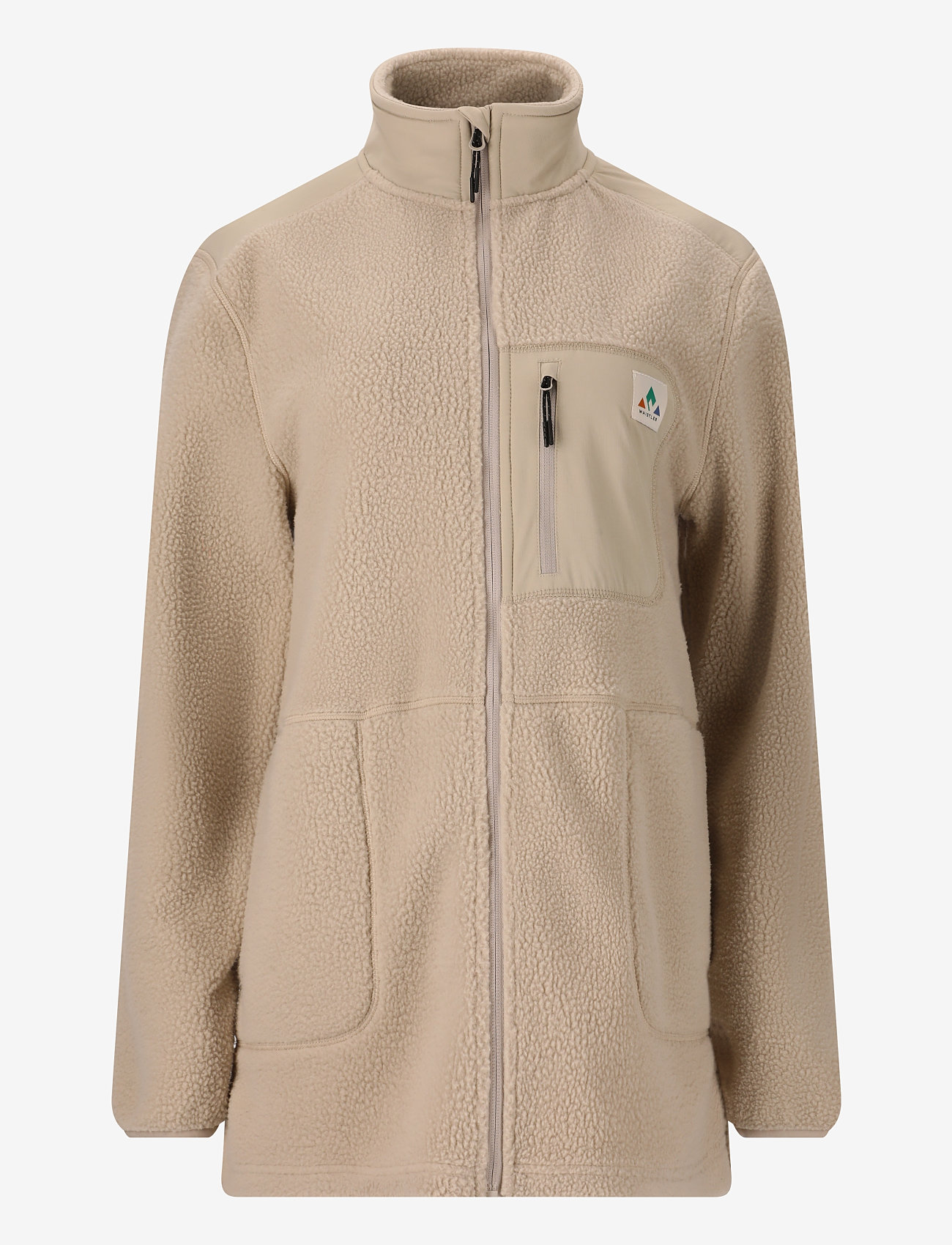 Whistler - Felis W Long Teddy Jacket - fleece & midlayer - island fossil - 1