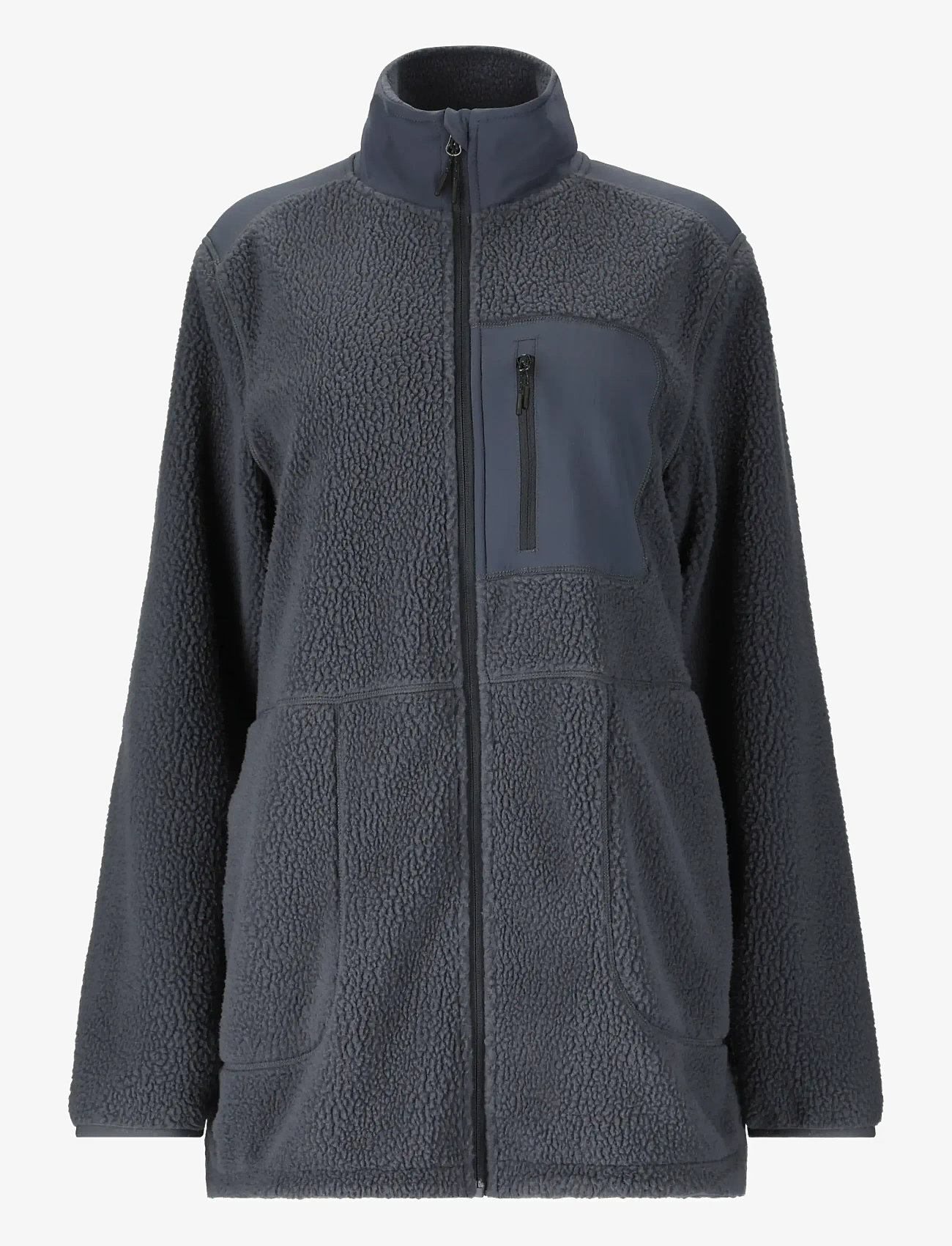 Whistler - Felis W Long Teddy Jacket - tops - ombre blue - 1