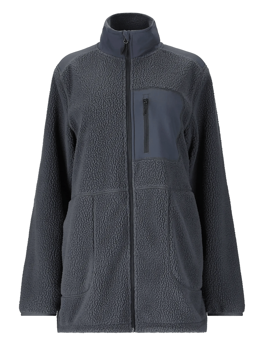 Whistler - Felis W Long Teddy Jacket - oberteile - ombre blue - 1