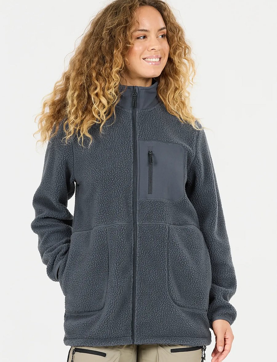 Whistler - Felis W Long Teddy Jacket - oberteile - ombre blue - 4