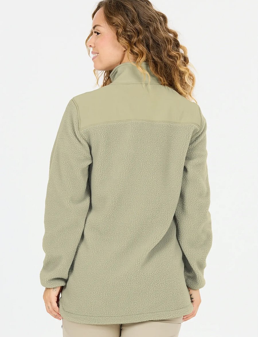Whistler - Felis W Long Teddy Jacket - oberteile - seagrass - 3
