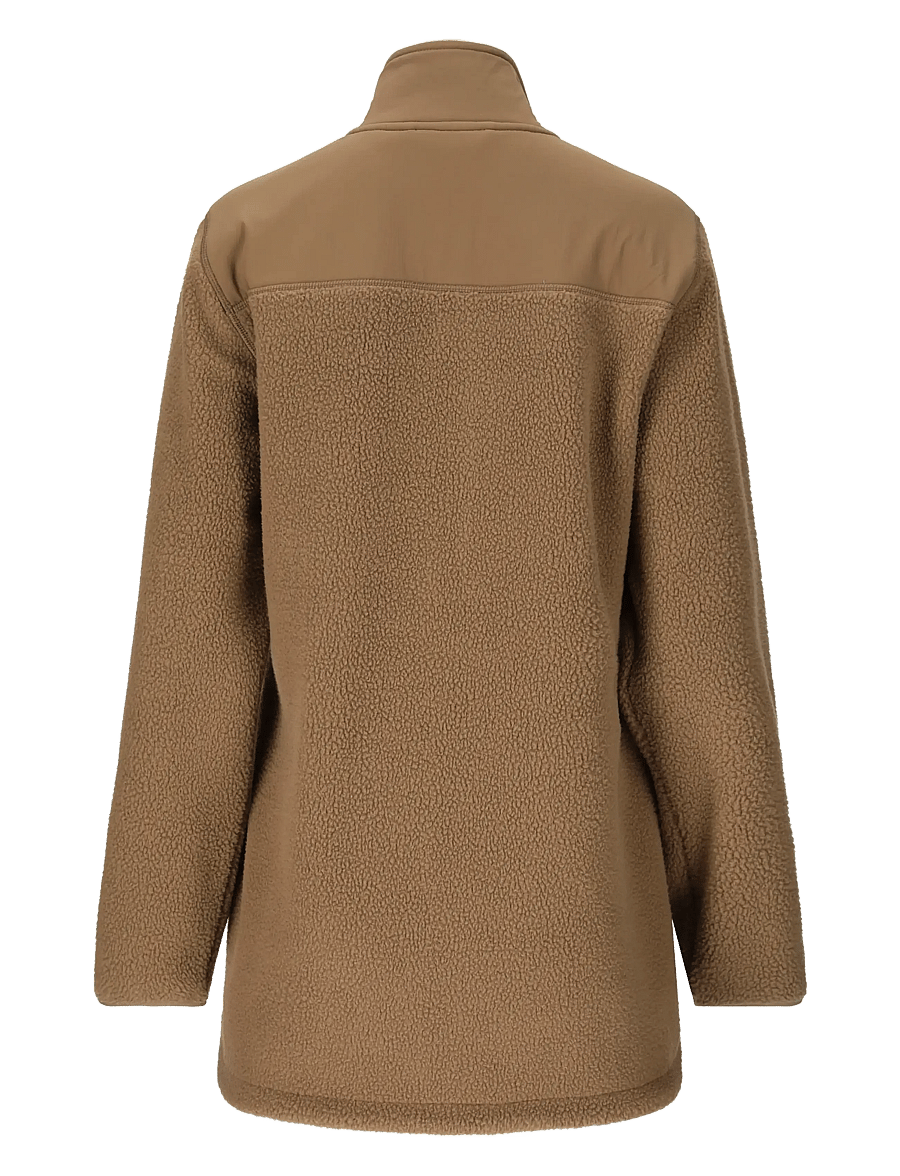 Whistler - Felis W Long Teddy Jacket - oberteile - teak - 2