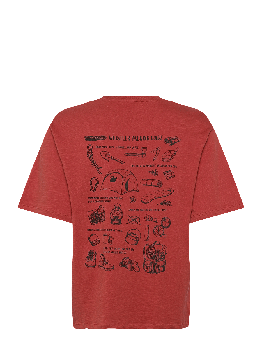 Whistler - Caloot W SS T-Shirt - t-shirts - cinnabar - 2