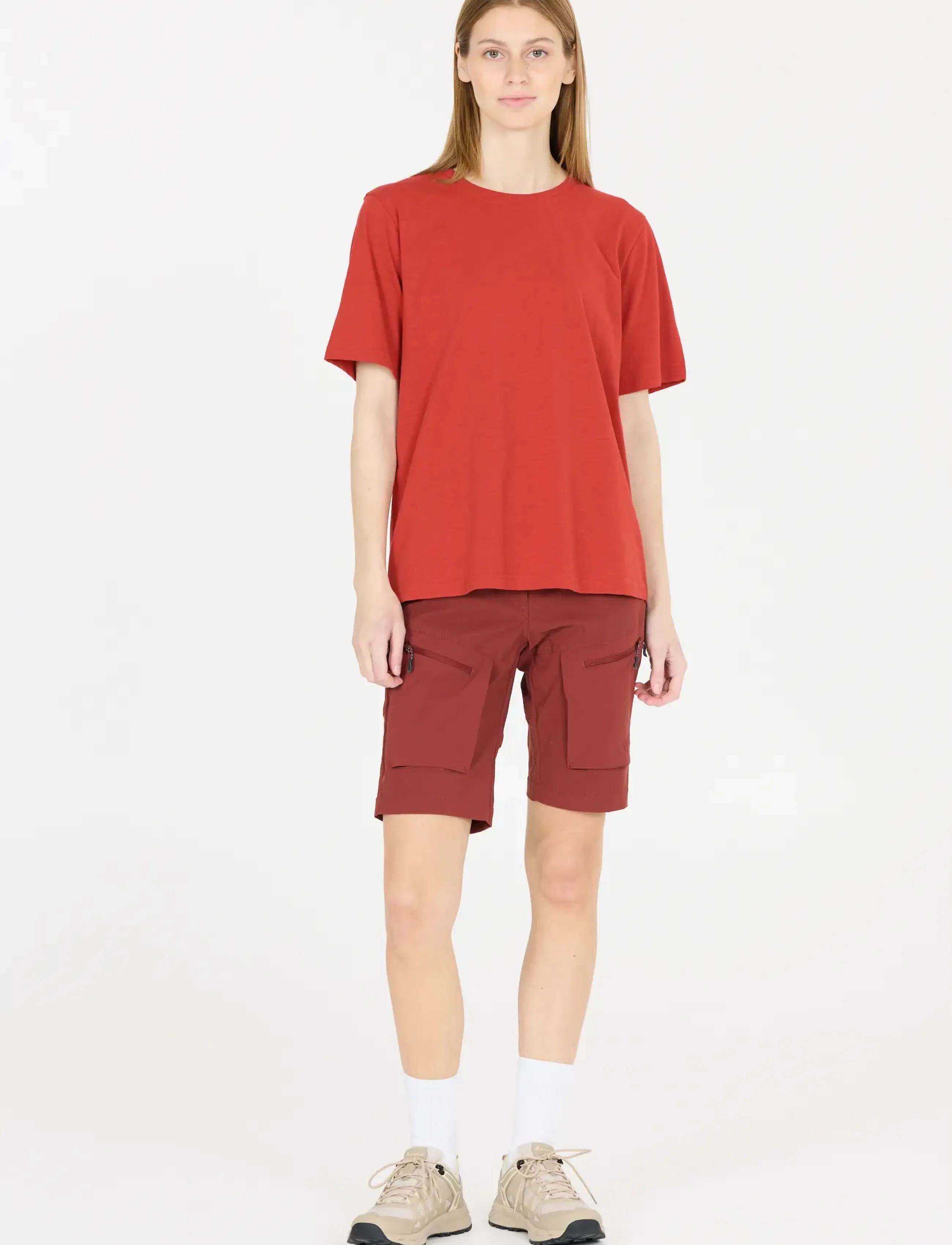 Whistler - Caloot W SS T-Shirt - t-shirts - cinnabar - 4