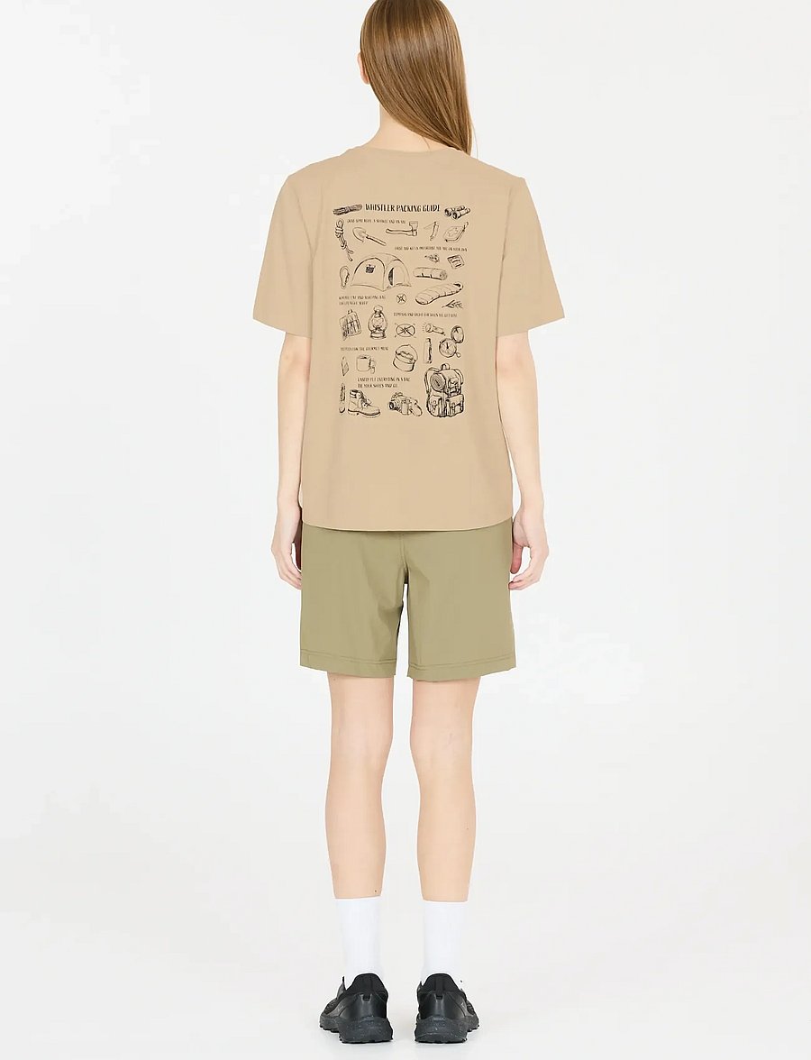 Whistler - Caloot W SS T-Shirt - t-shirts - island fossil - 4