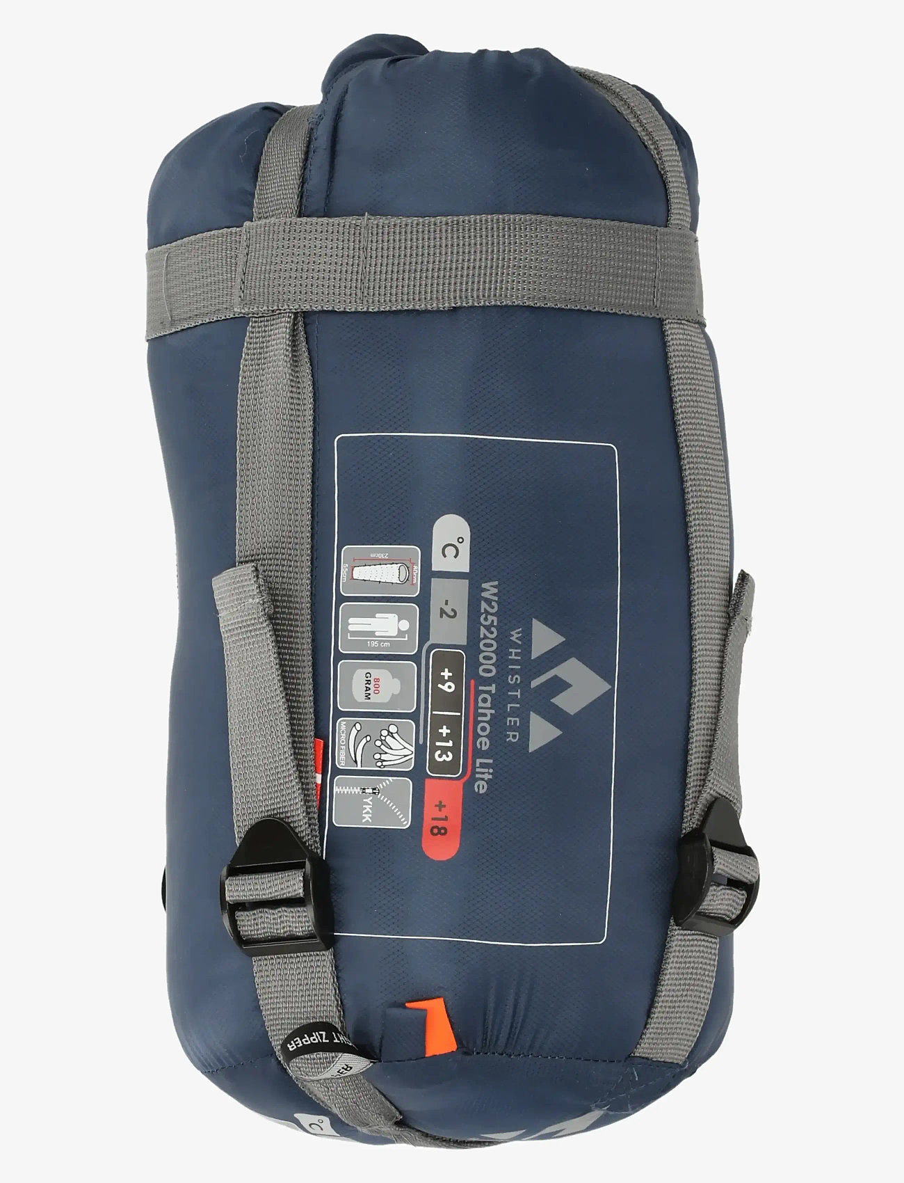 Whistler - Tahoe +9 Lite Sleeping Bag - vandringsutrustning - pageant blue - 0