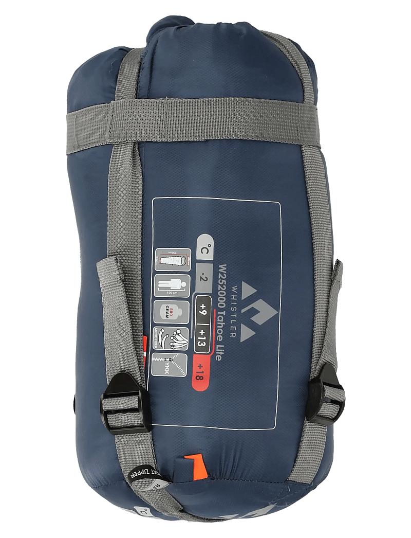 Whistler - Tahoe +9 Lite Sleeping Bag - vandringsutrustning - pageant blue - 0