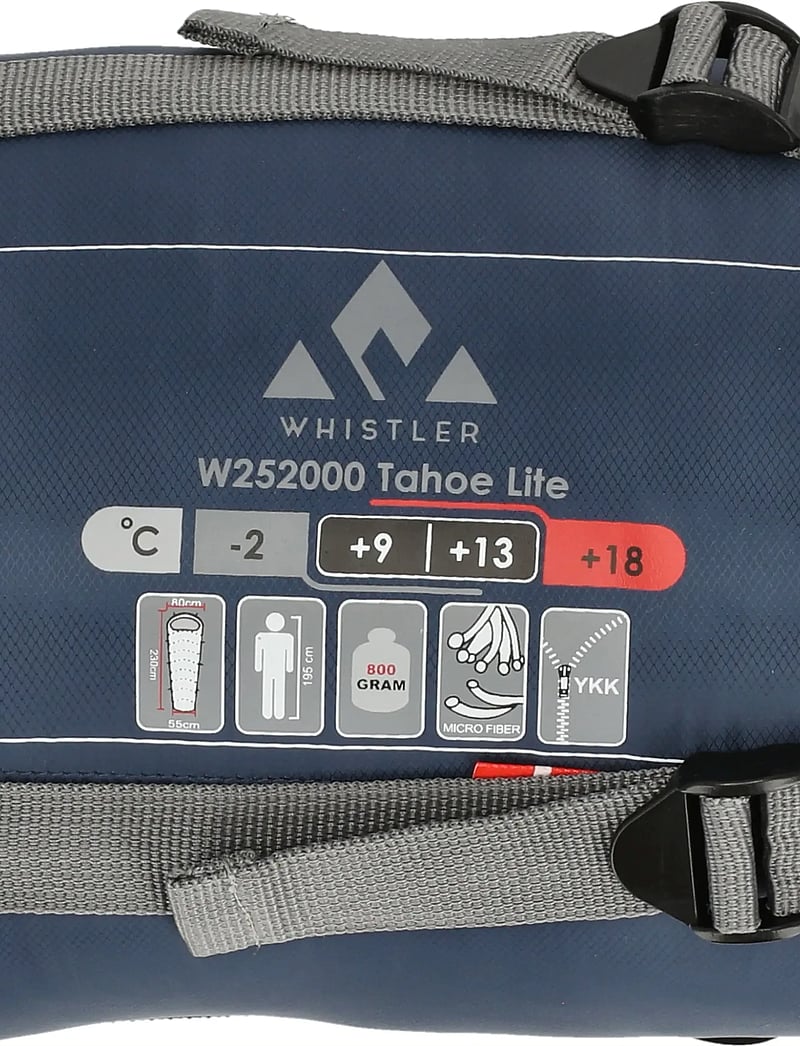 Whistler - Tahoe +9 Lite Sleeping Bag - vandringsutrustning - pageant blue - 2