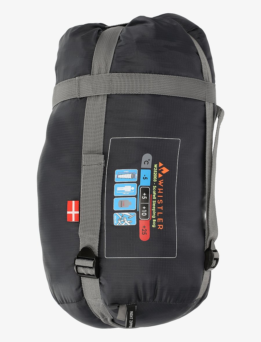 Whistler - Scafell +5 Sleeping Bag - asphalt - 0
