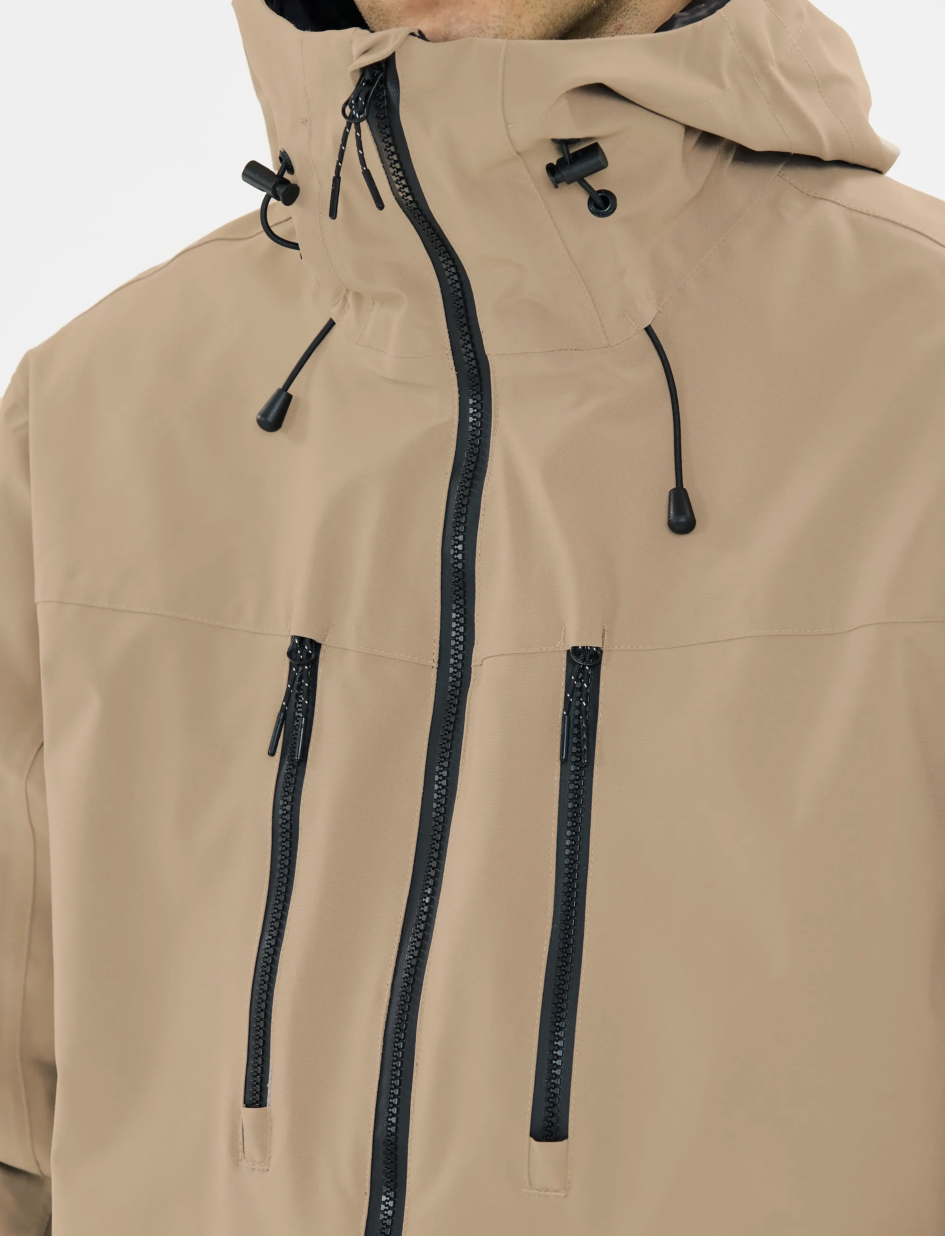 Whistler Takoda M Lined Shell Ski Jacket, XL, Beige, Sport Jackets > Sport Ski Jackets, Herre