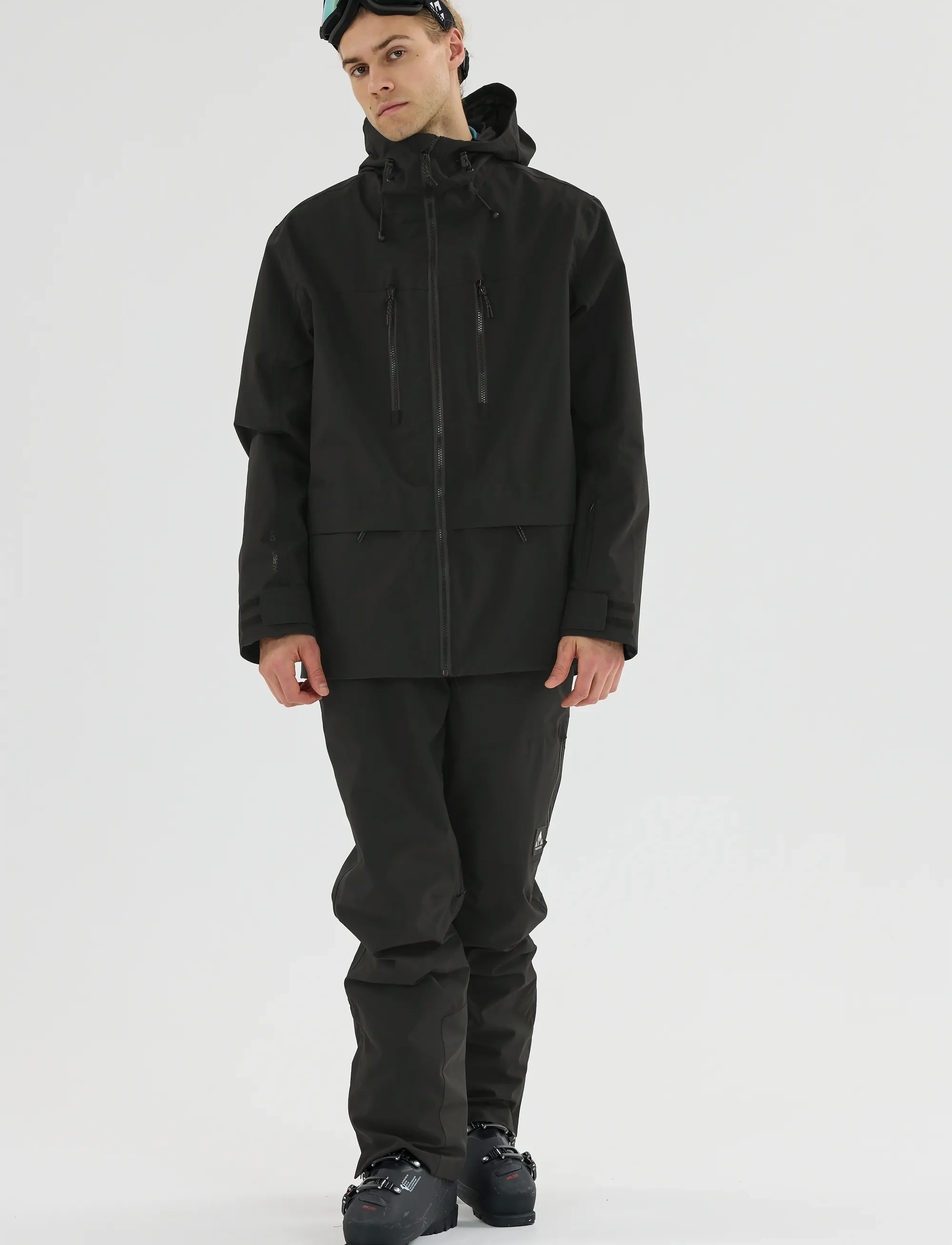 Whistler Takoda M Lined Shell Ski Pants - Streetstyle - BLACK / black