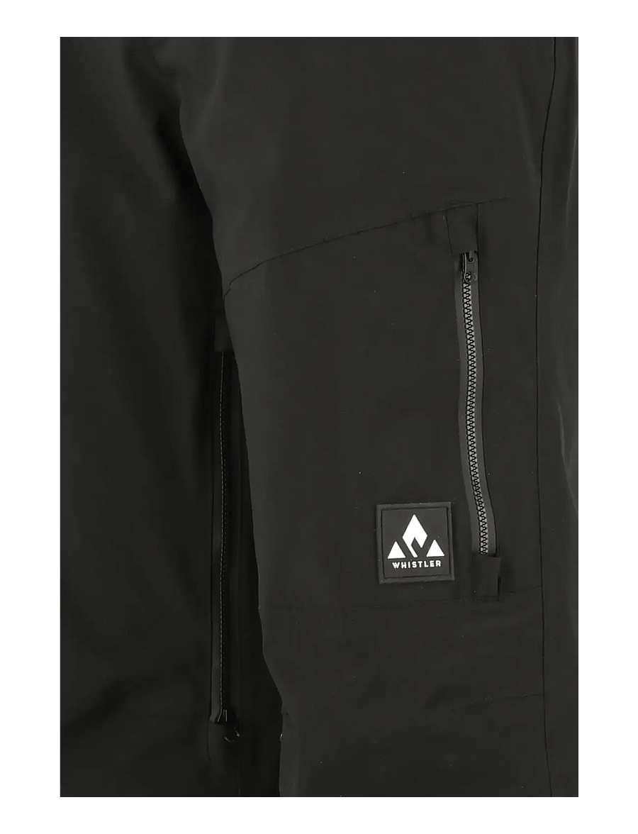 Whistler - Takoda M Lined Shell Ski Pants - skidbyxor - black - 3