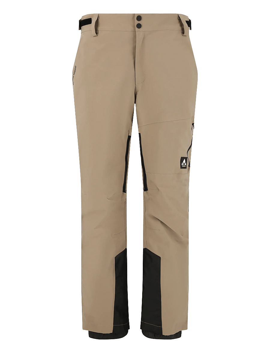 Whistler - Takoda M Lined Shell Ski Pants - skibroeken - fallen rock - 1