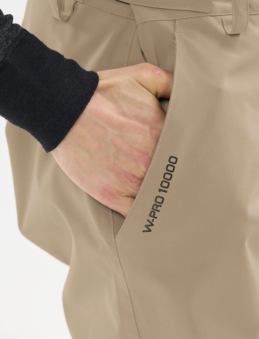 Whistler - Takoda M Lined Shell Ski Pants - skibroeken - fallen rock - 4