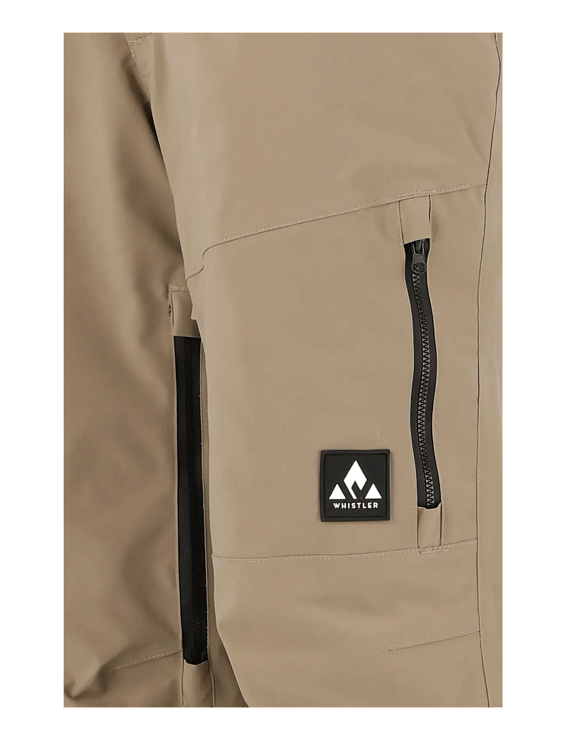Whistler - Takoda M Lined Shell Ski Pants - skidbyxor - fallen rock - 3