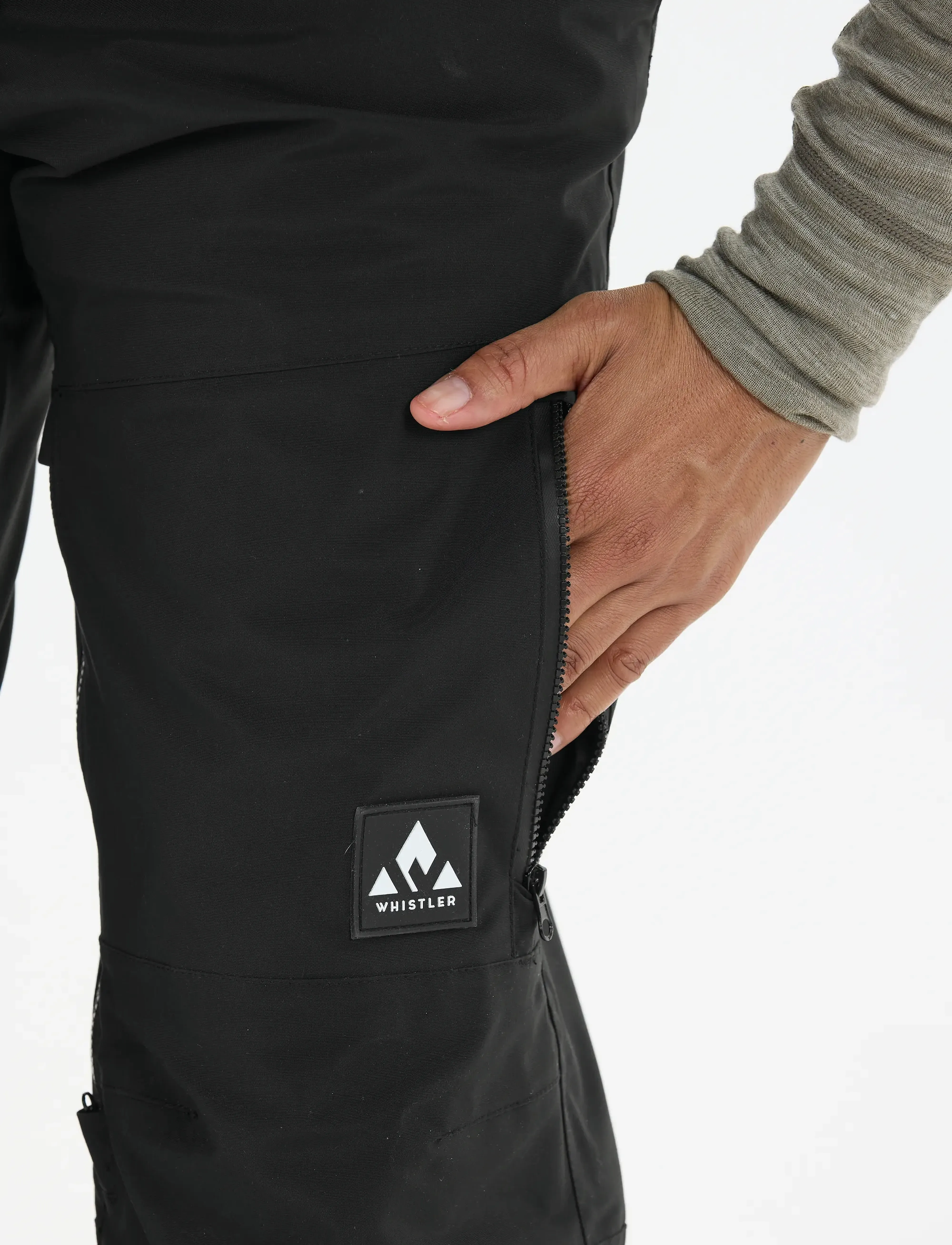 Whistler - Takoda W Lined Shell Ski Pants - skitøj - black - 4