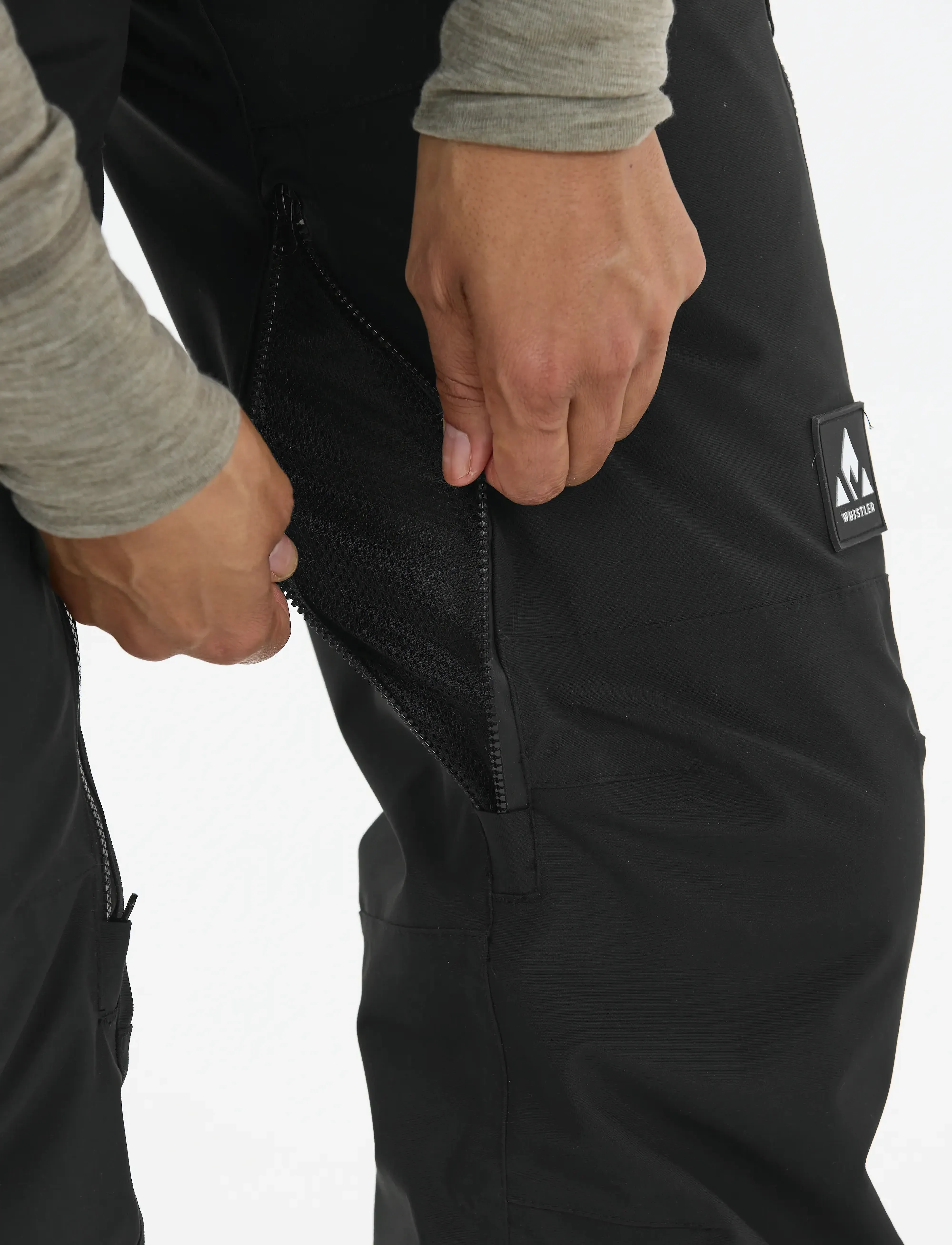 Whistler - Takoda W Lined Shell Ski Pants - skitøj - black - 5
