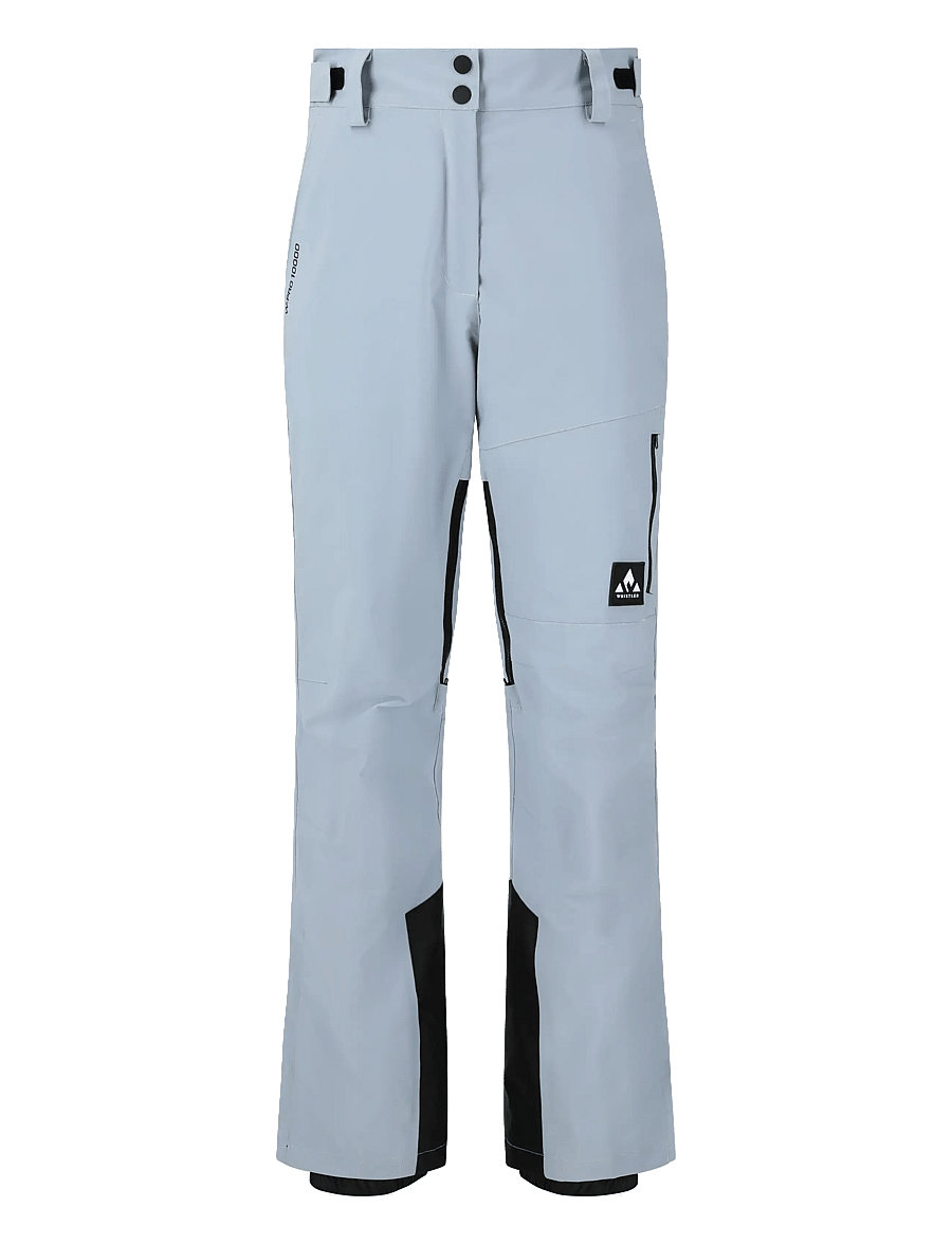 Whistler - Takoda W Lined Shell Ski Pants - skitøj - dusty blue - 1