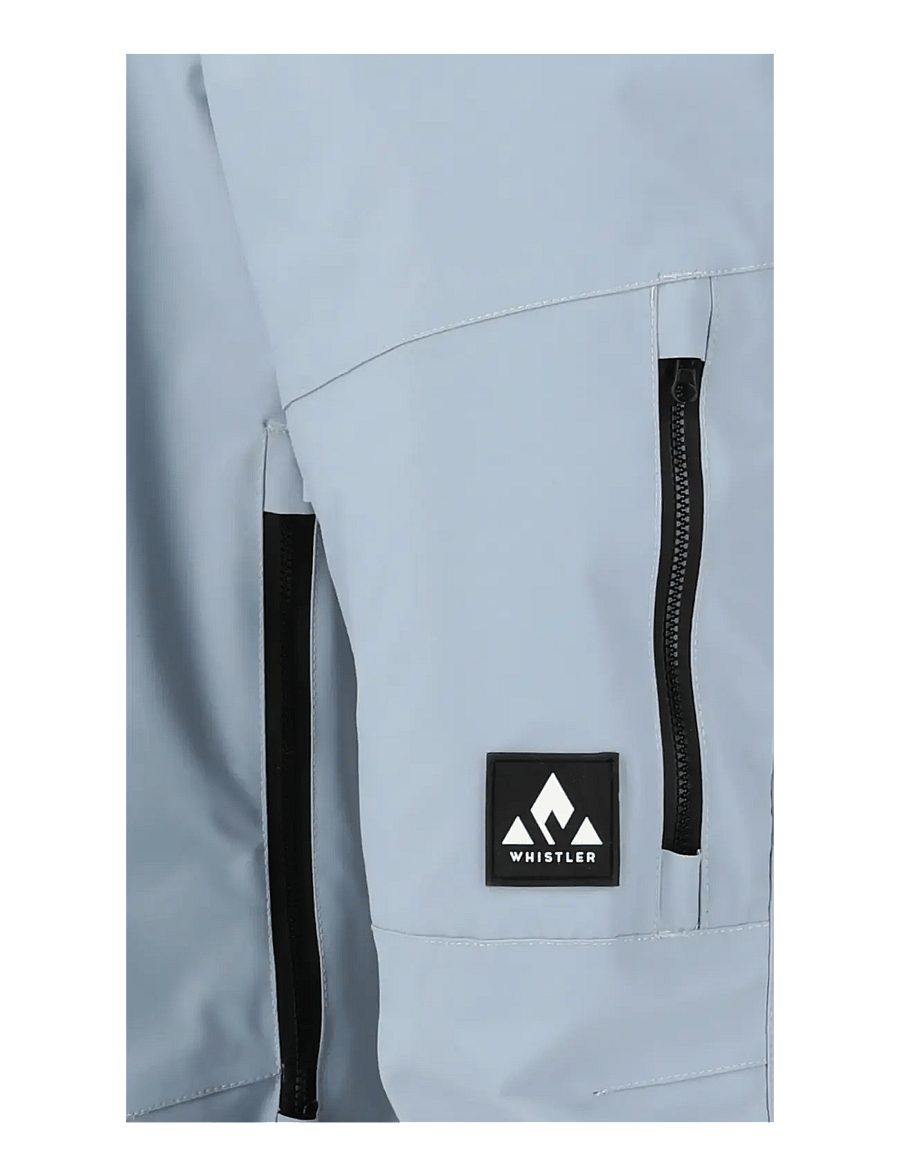 Whistler - Takoda W Lined Shell Ski Pants - skitøj - dusty blue - 3