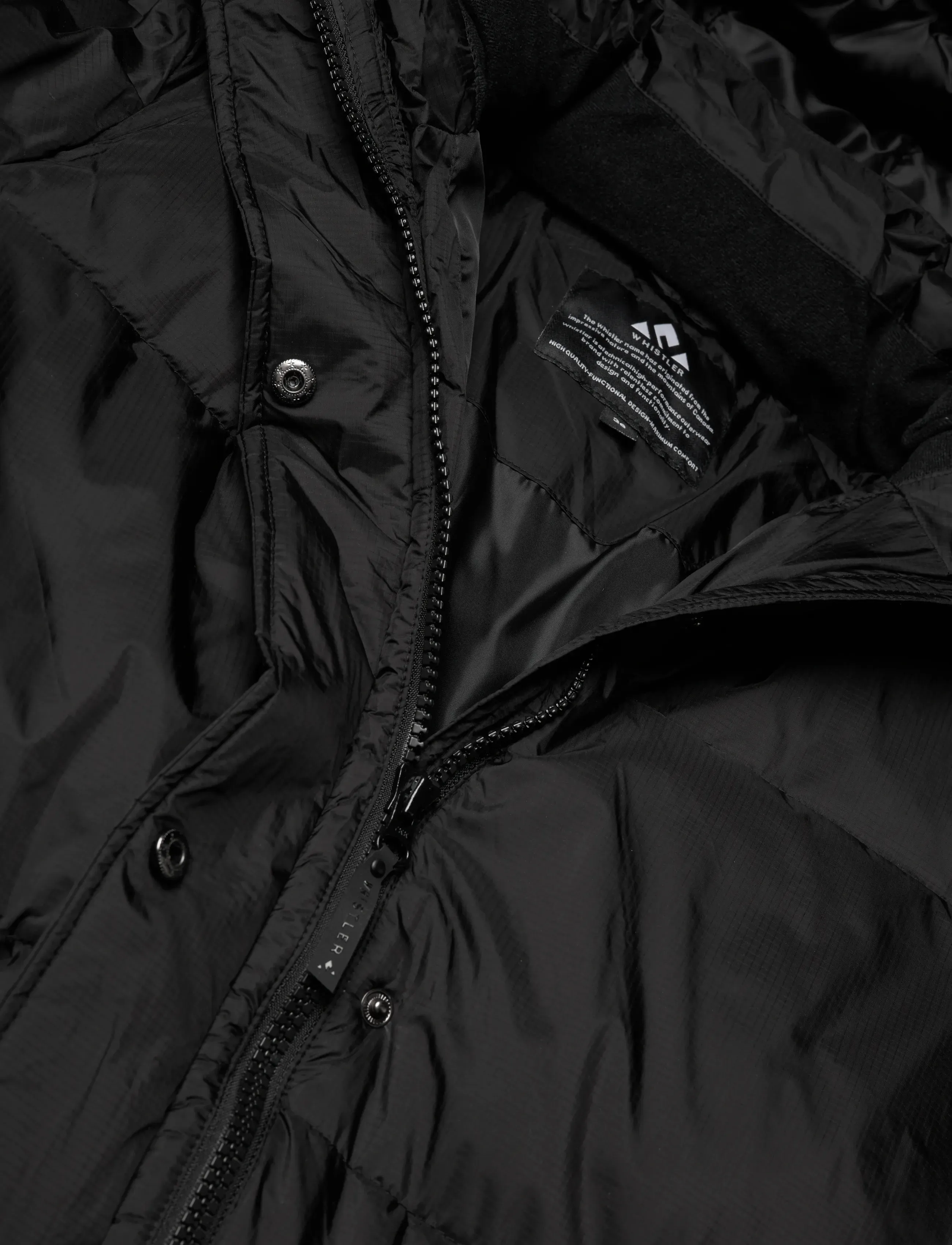 Whistler - Amatos W Puffer Jacket - ulkoilutakit - black - 4
