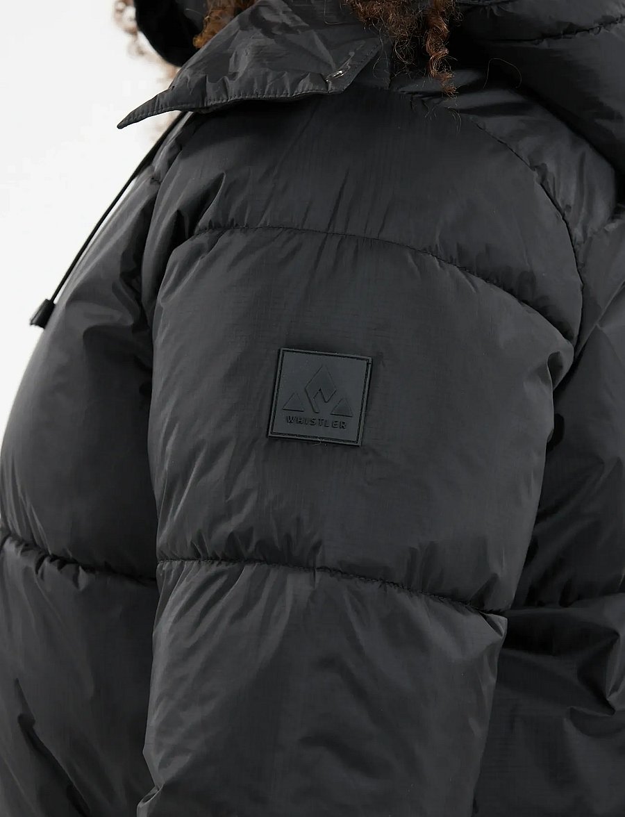 Whistler - Amatos W Short Puffer Jacket - vinterjakker - black - 4