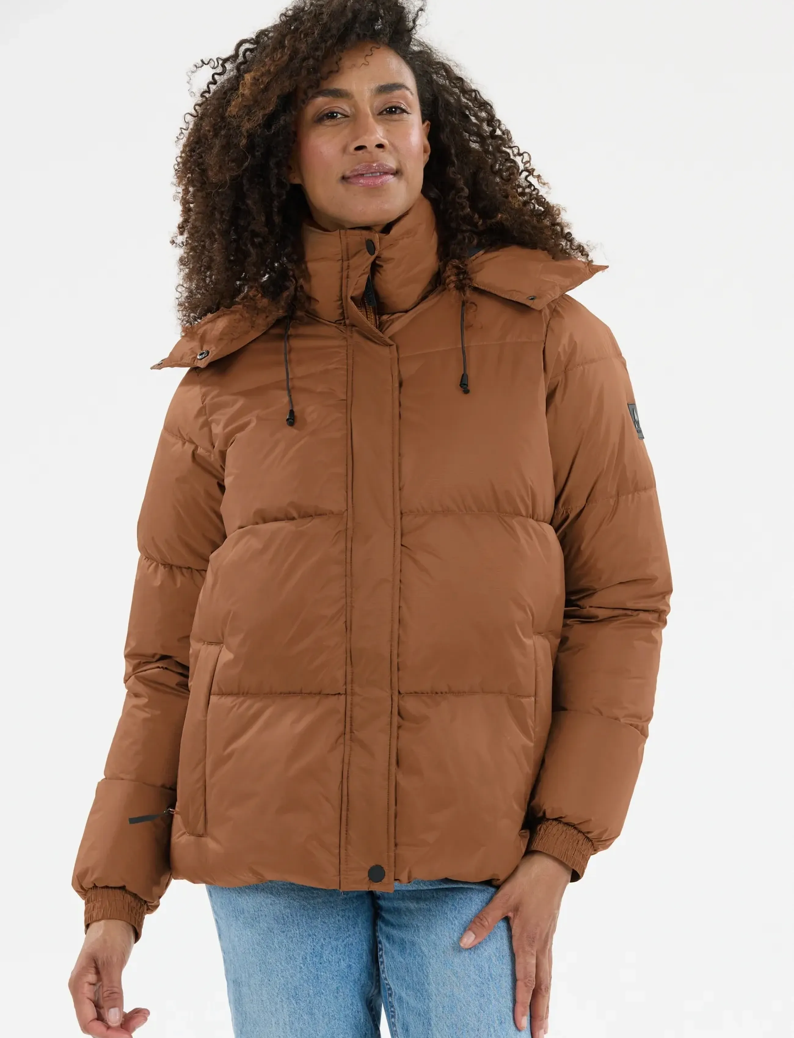 Whistler Amatos W Short Puffer Jacket, 40, Brown, Sport Jackets > Sport Padded Jackets, Dame