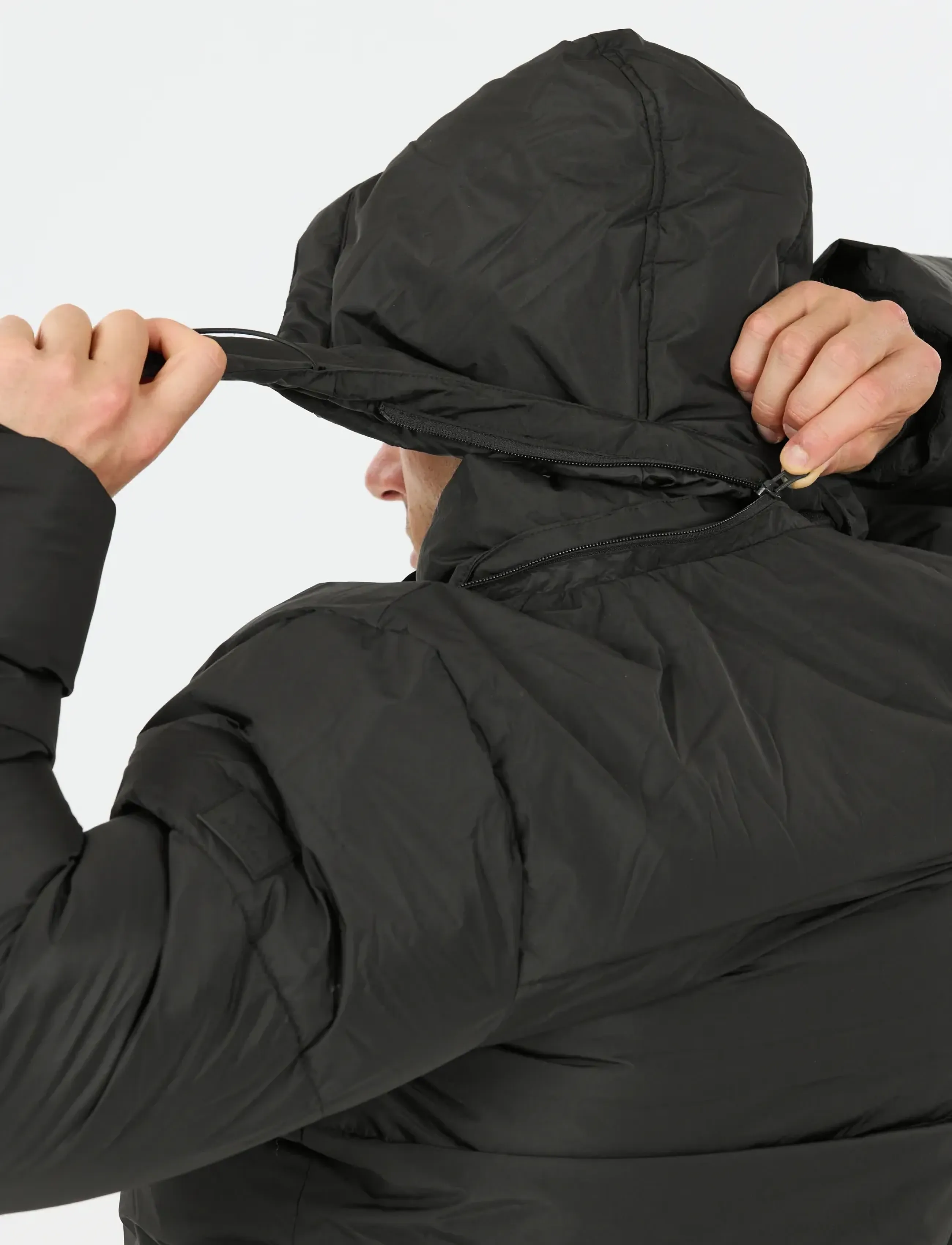 Whistler Pearson M Long Puffer Jacket - Tänavastiil - BLACK / black