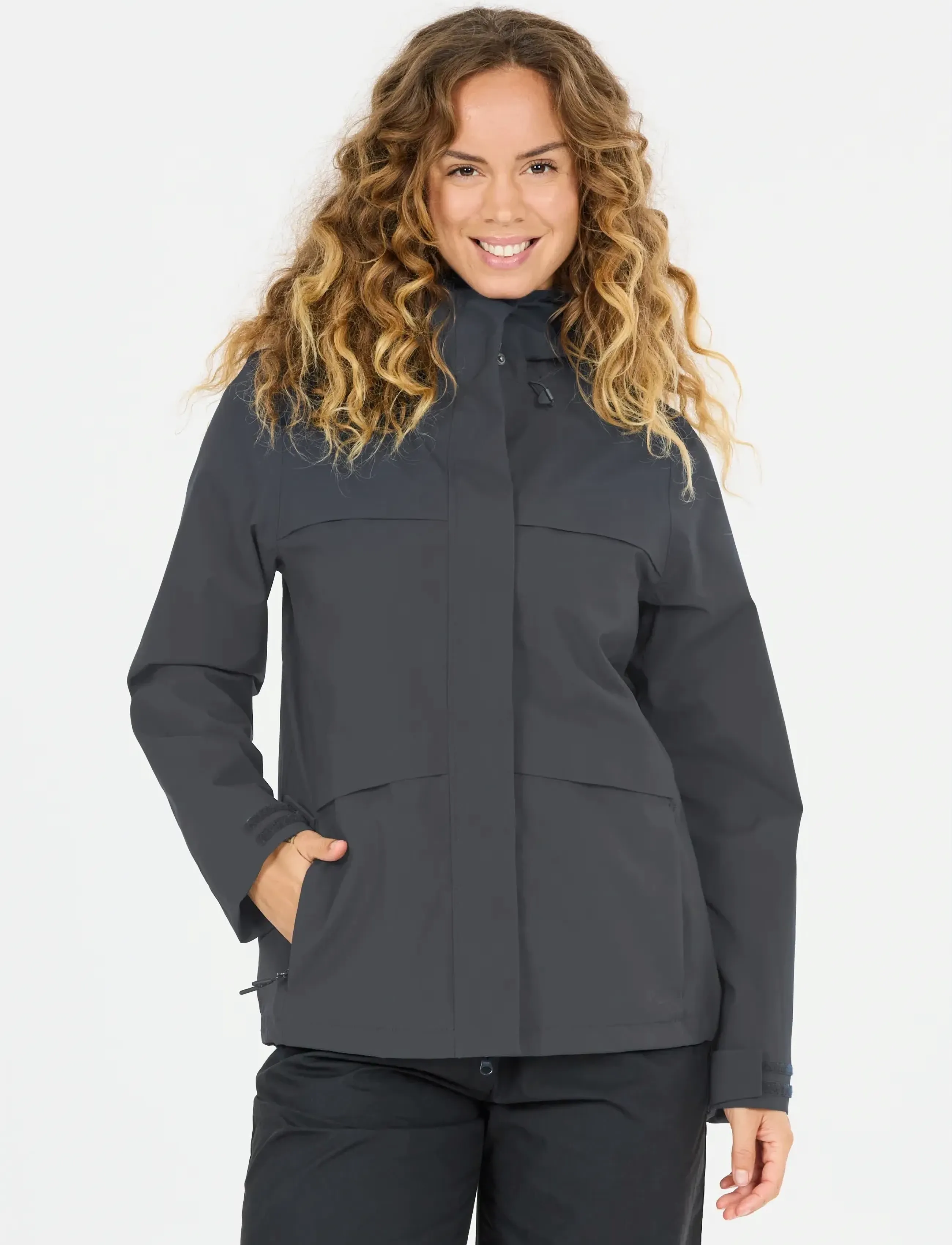 Whistler Liel W Jacket W-Pro 10000, Kvinder, Hættejakke, Grå, Str: 40