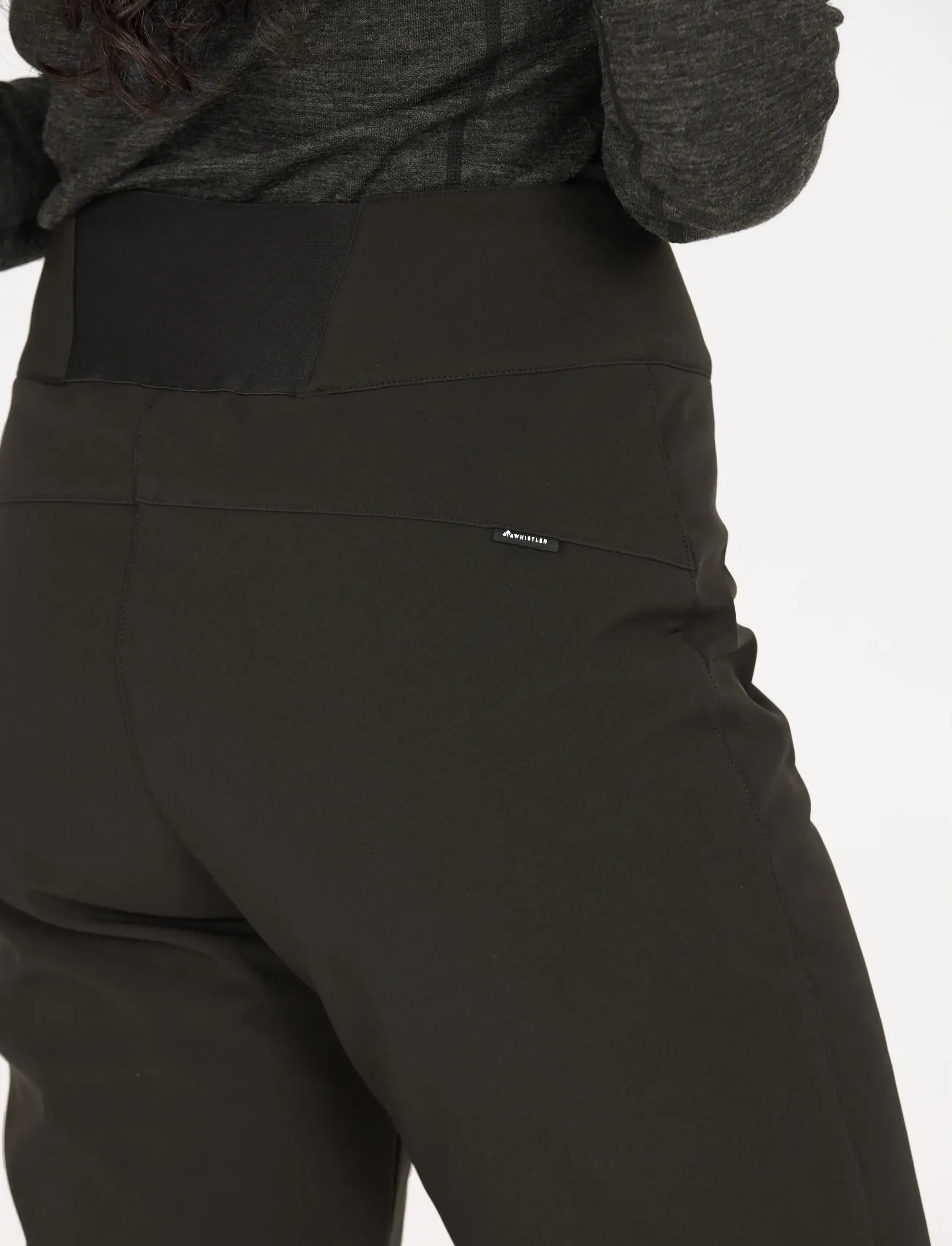 Whistler - Sierra W Softshell Ski Pants - suusariietus - black - 4