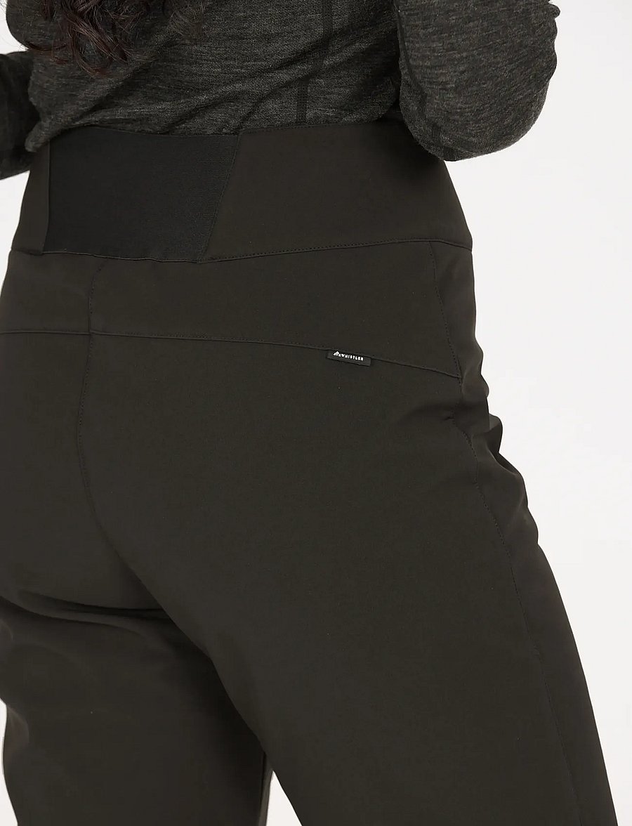 Whistler - Sierra W Softshell Ski Pants - suusariietus - black - 4