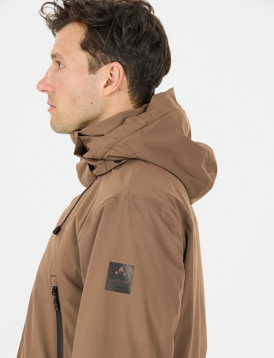 Whistler - Nordvik M Parka - parkas - chocolate chip - 4