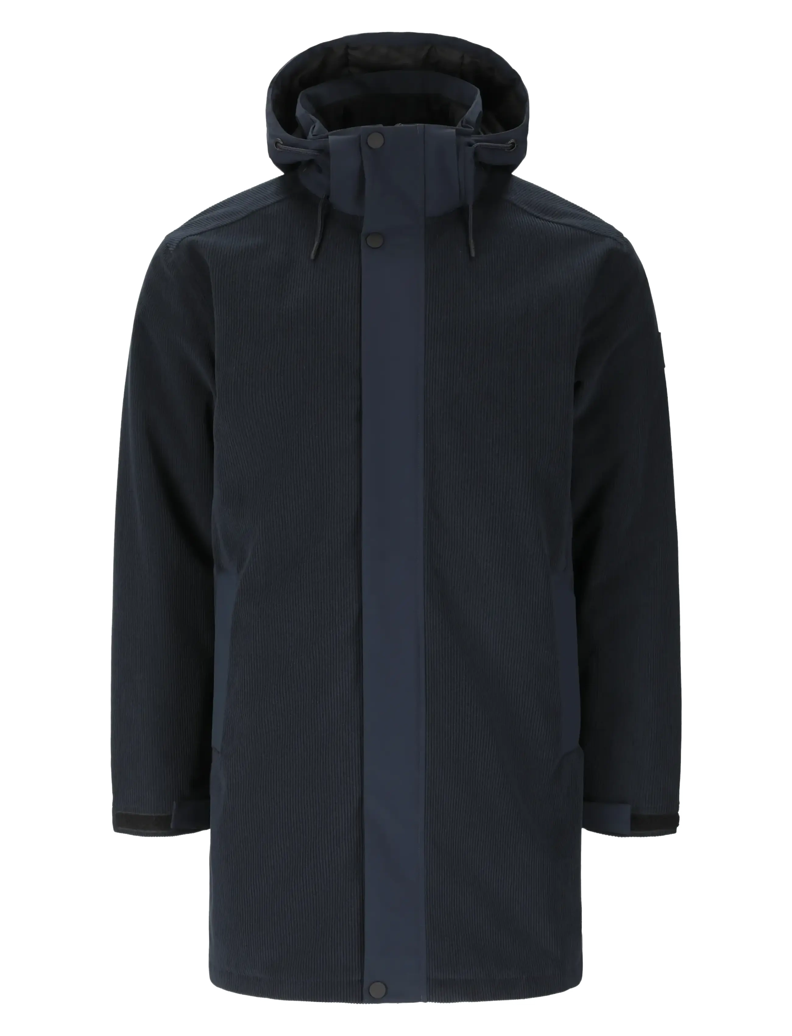 Whistler Hollow M Corduroy Jacket, Herren, Kapuzen Cord Parka, Marineblau, Gr: XL