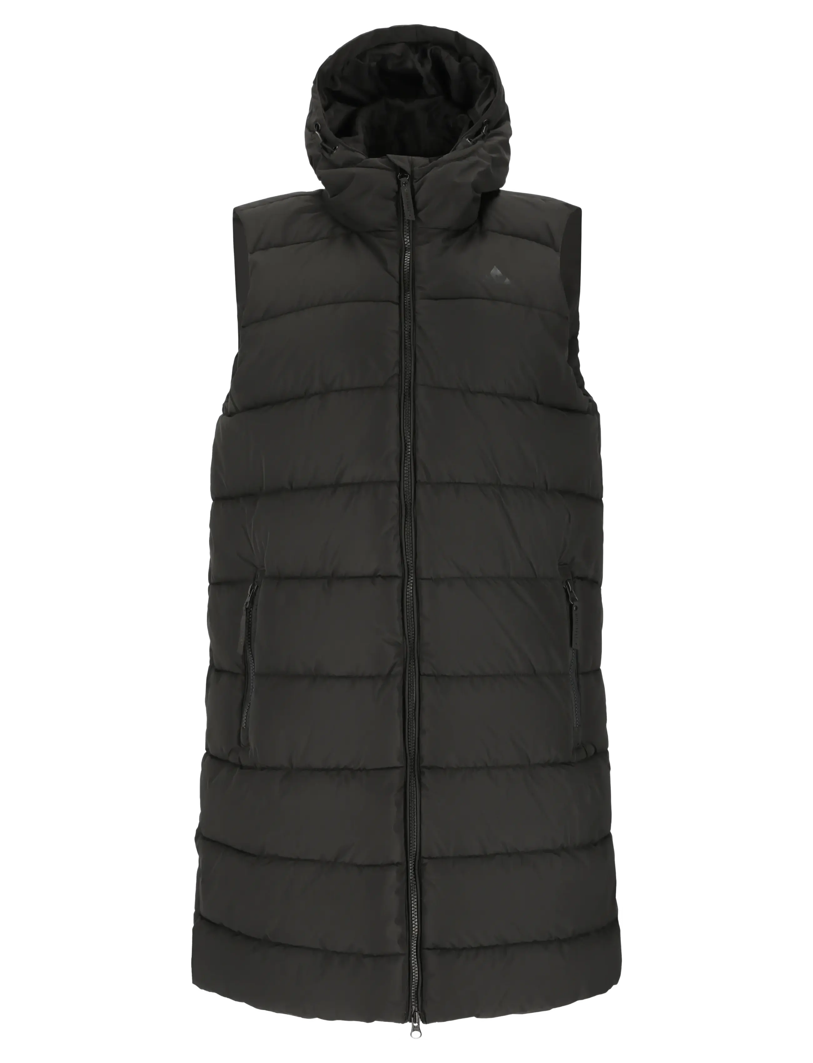 Whistler Amaret W Long Puffer Vest - Västar - BLACK / black