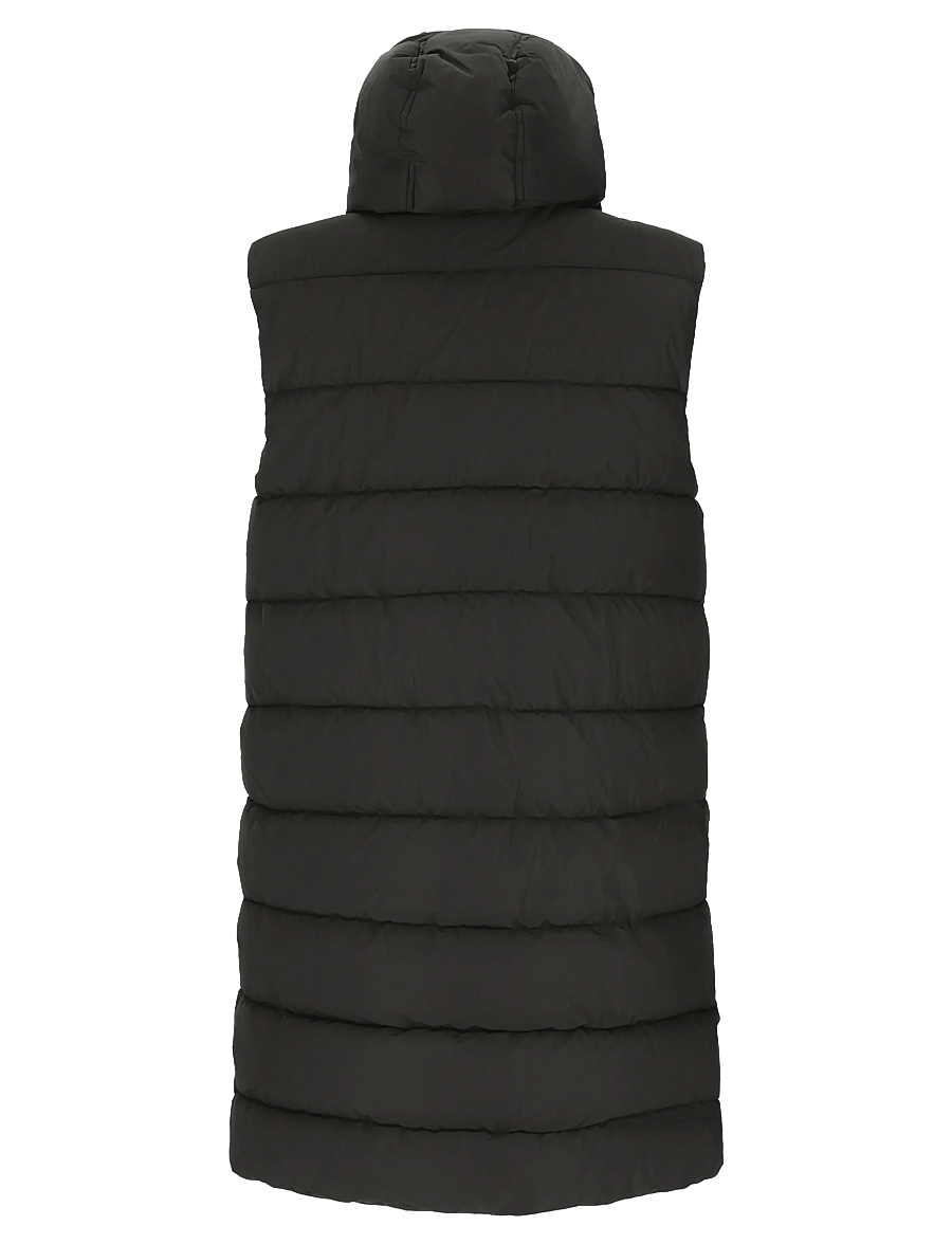 Whistler - Amaret W Long Puffer Vest - ytterkläder - black - 2