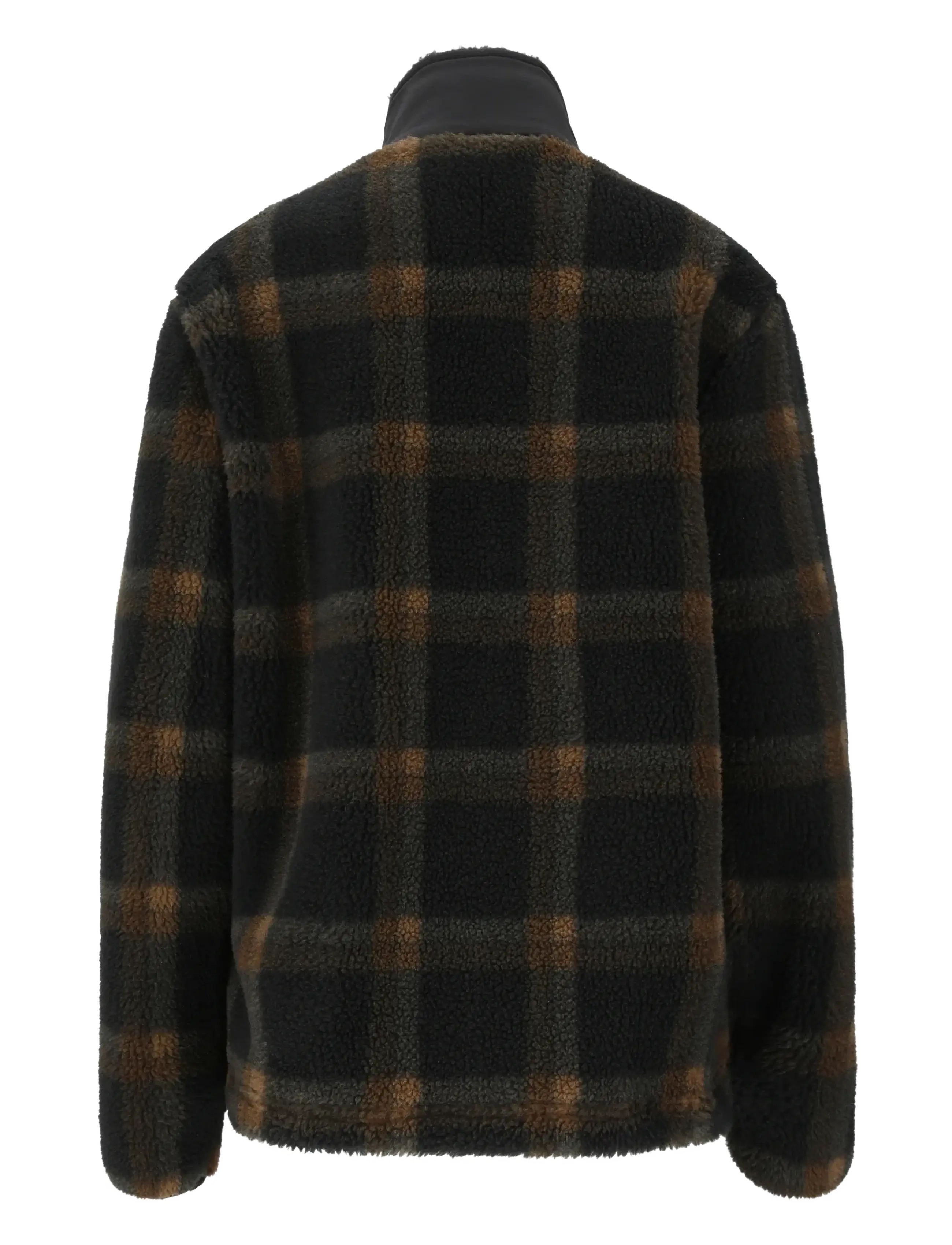 Whistler - Carrillo W AOP Teddy Fleece Jacket - Överdelar - black - 2
